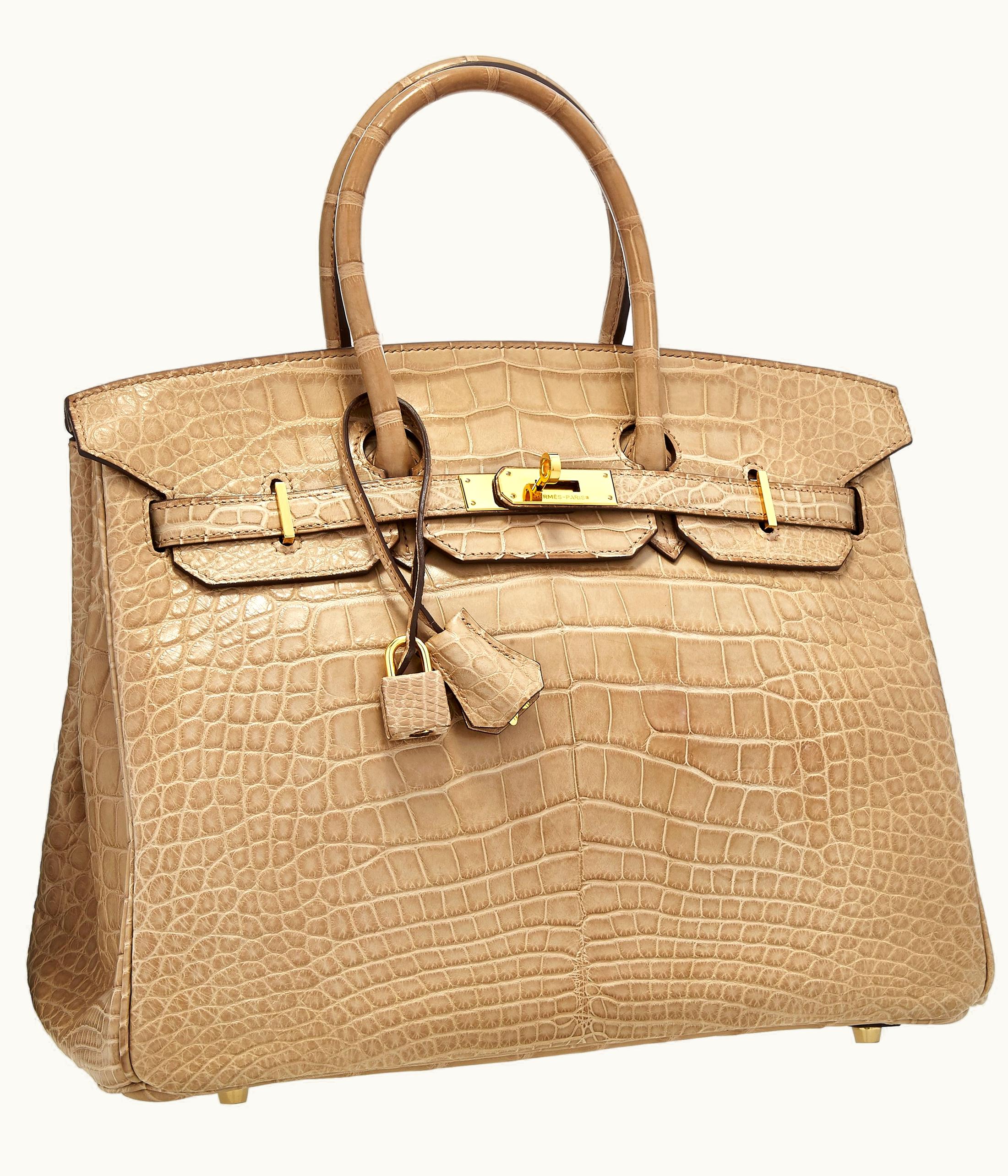 Hermès Hermès Birkin 35cm - Poussiere - Clemence - Sellier - Gold (GHW)