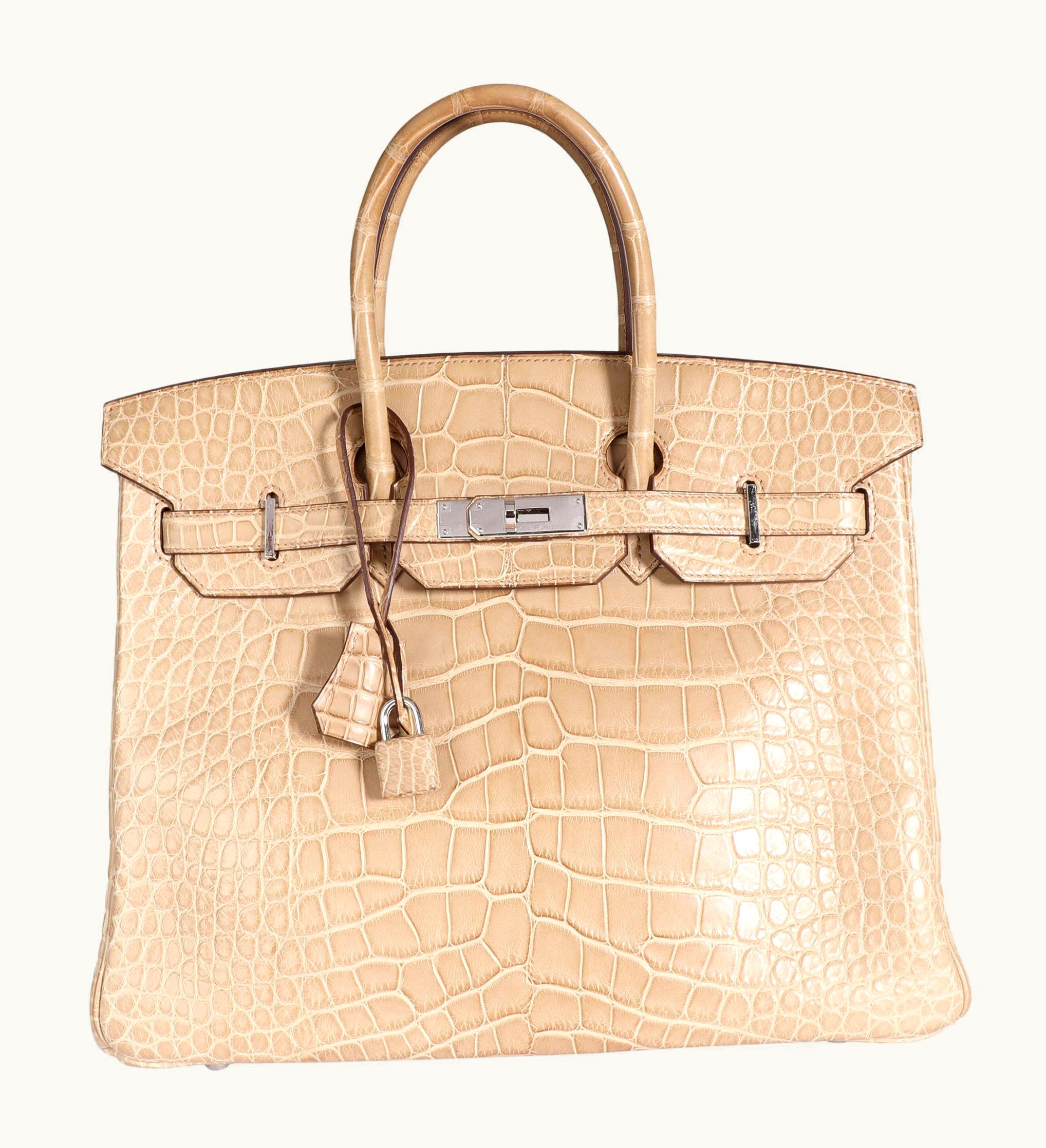 Hermès Hermès Birkin 35cm - Poussiere - Clemence - Sellier - Palladium (PHW)