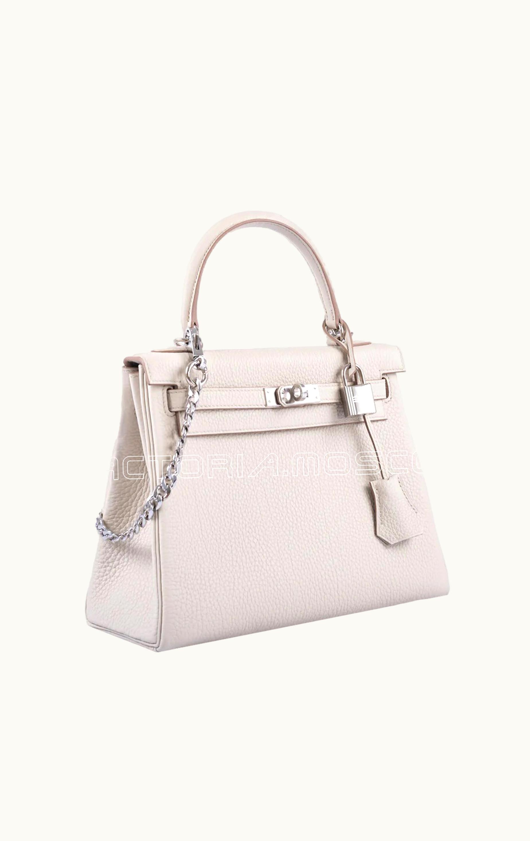 Hermès Hermès Birkin 35cm - Beton - Togo - Retourne - Palladium (PHW)