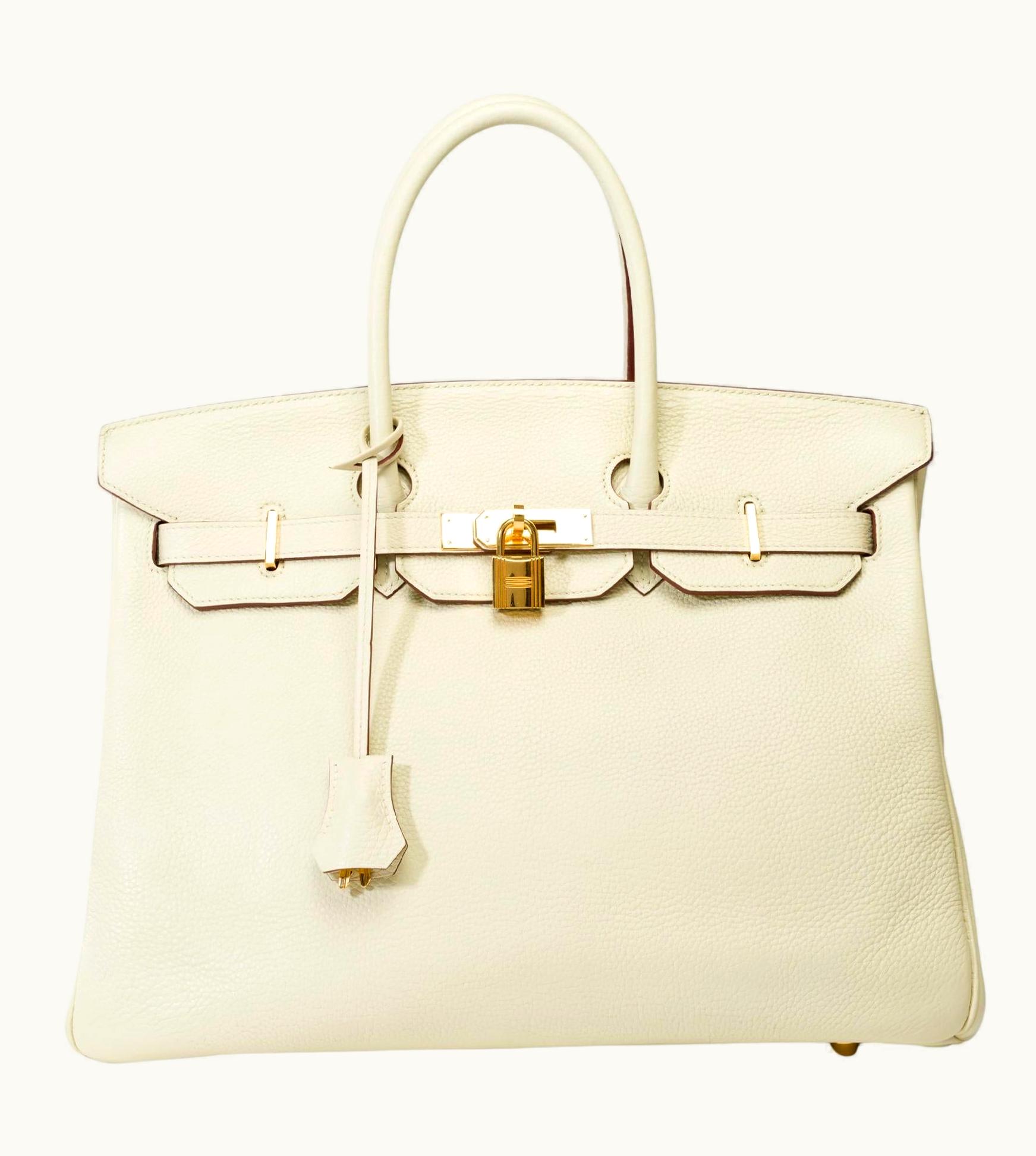 Hermès Hermès Birkin 35cm - Vanille - Epsom - Sellier - Gold (GHW)