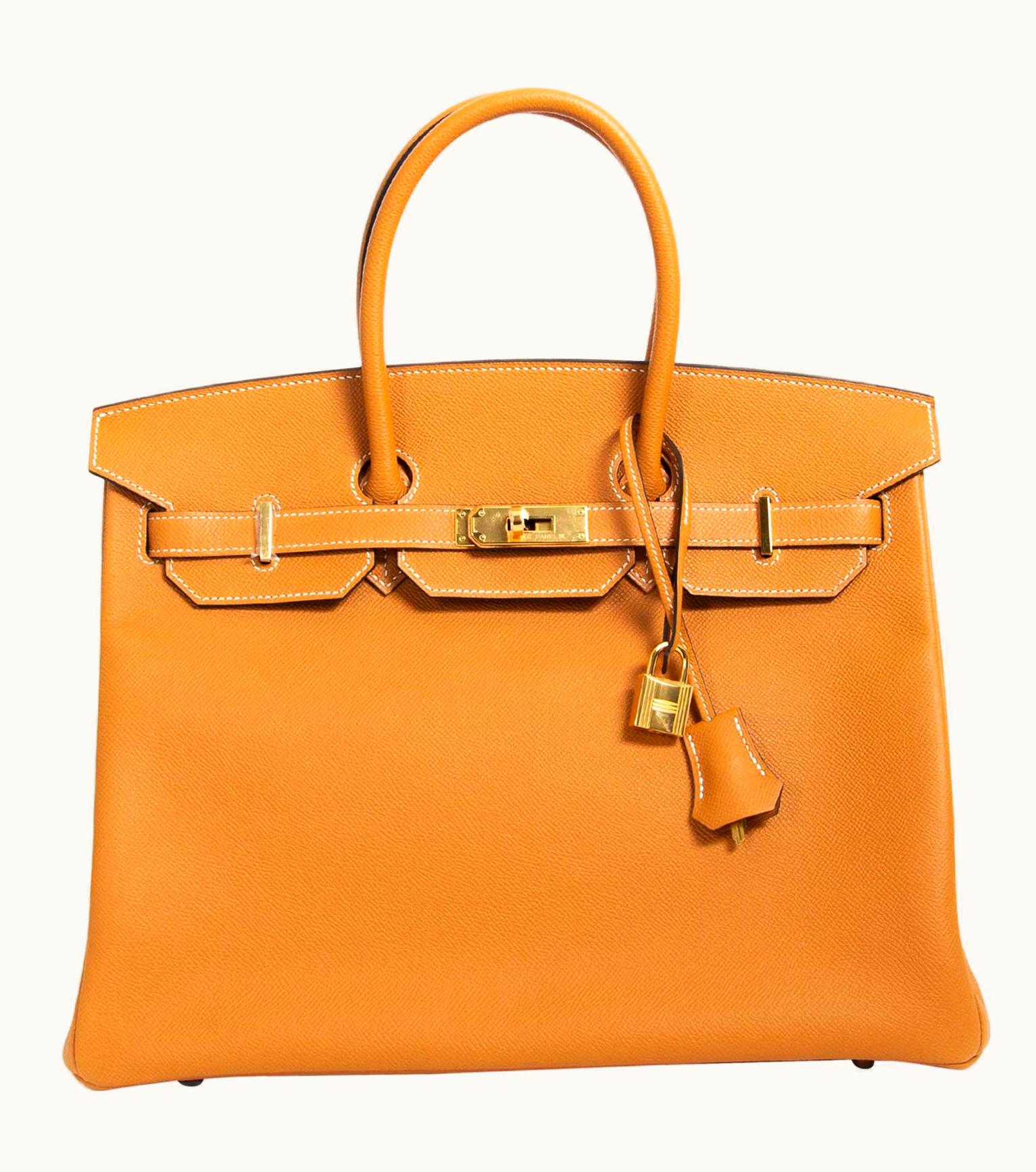 Hermès Hermès Birkin 35cm - Toffee - Clemence - Sellier - Gold (GHW)