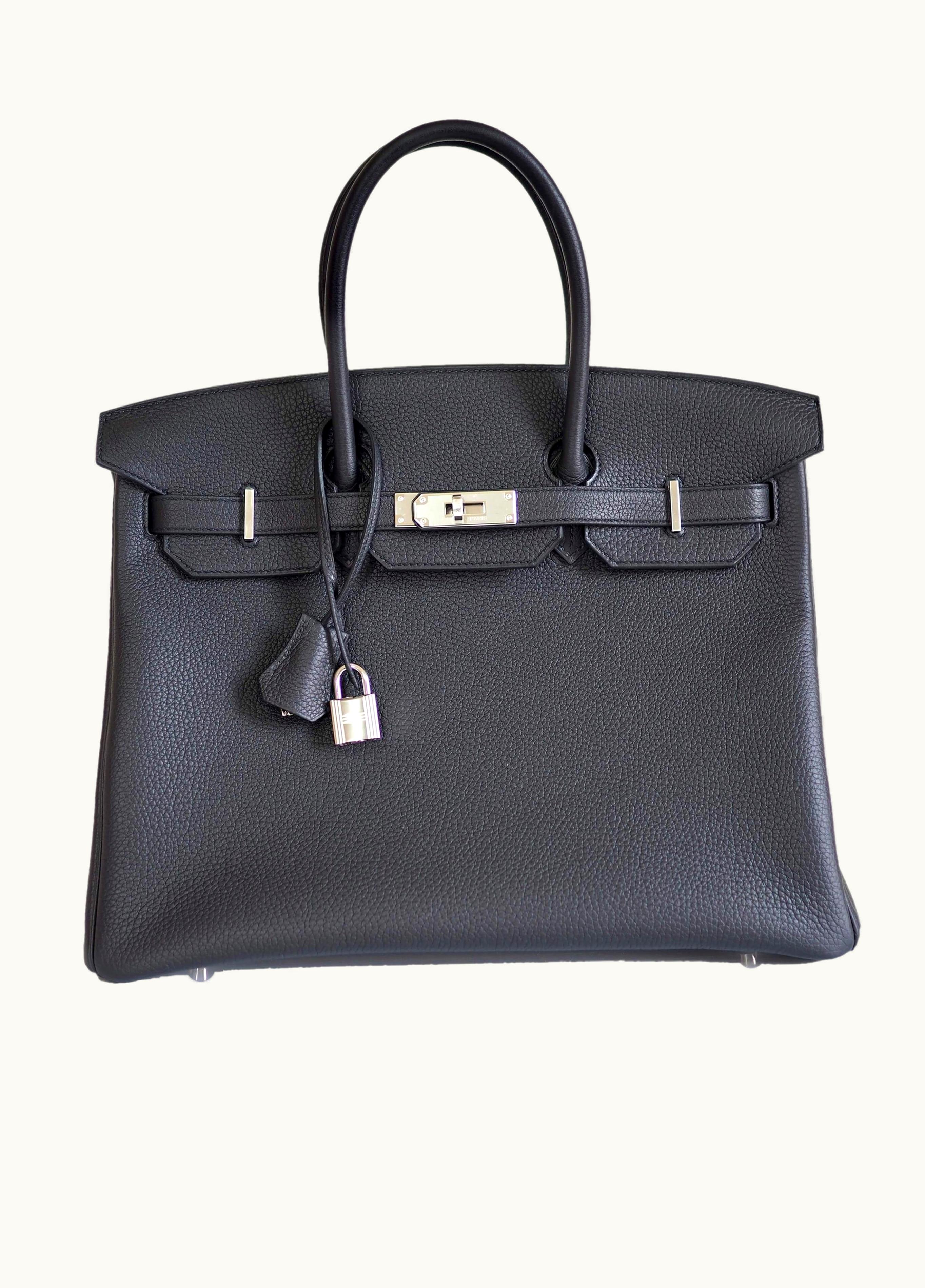 Hermès Hermès Birkin 35cm - Noir - Epsom - Retourne - Palladium (PHW)