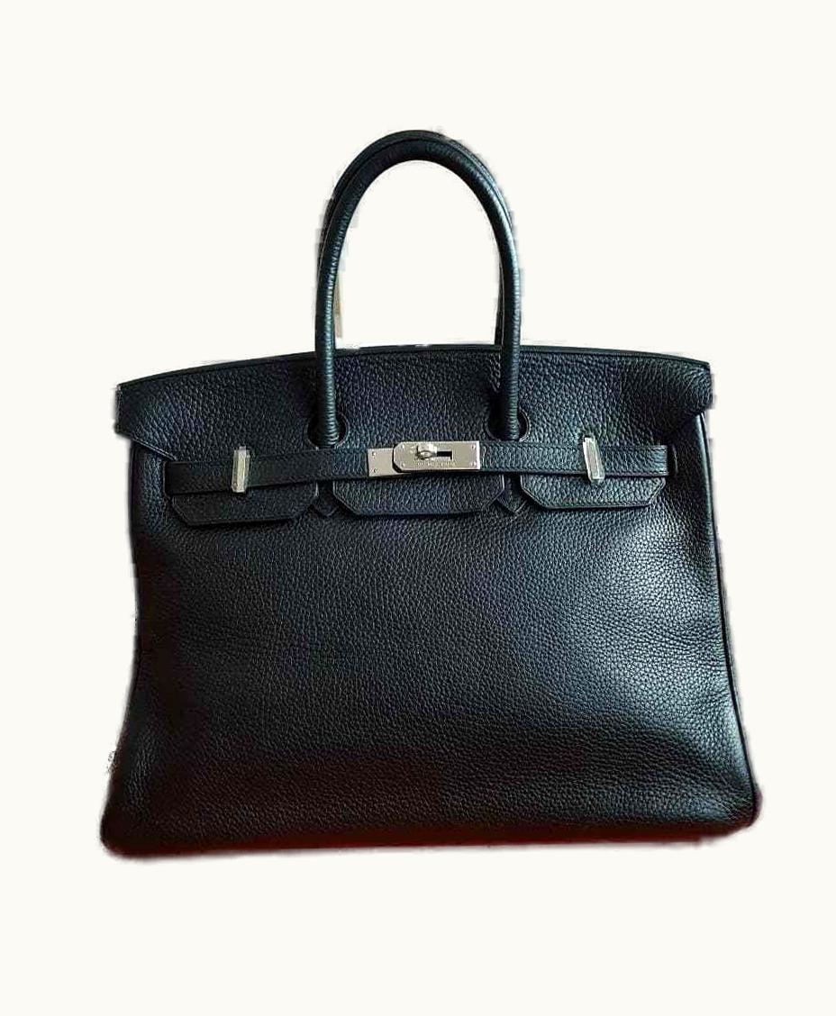 Hermès Hermès Birkin 35cm - Noir - Epsom - Sellier - Palladium (PHW)