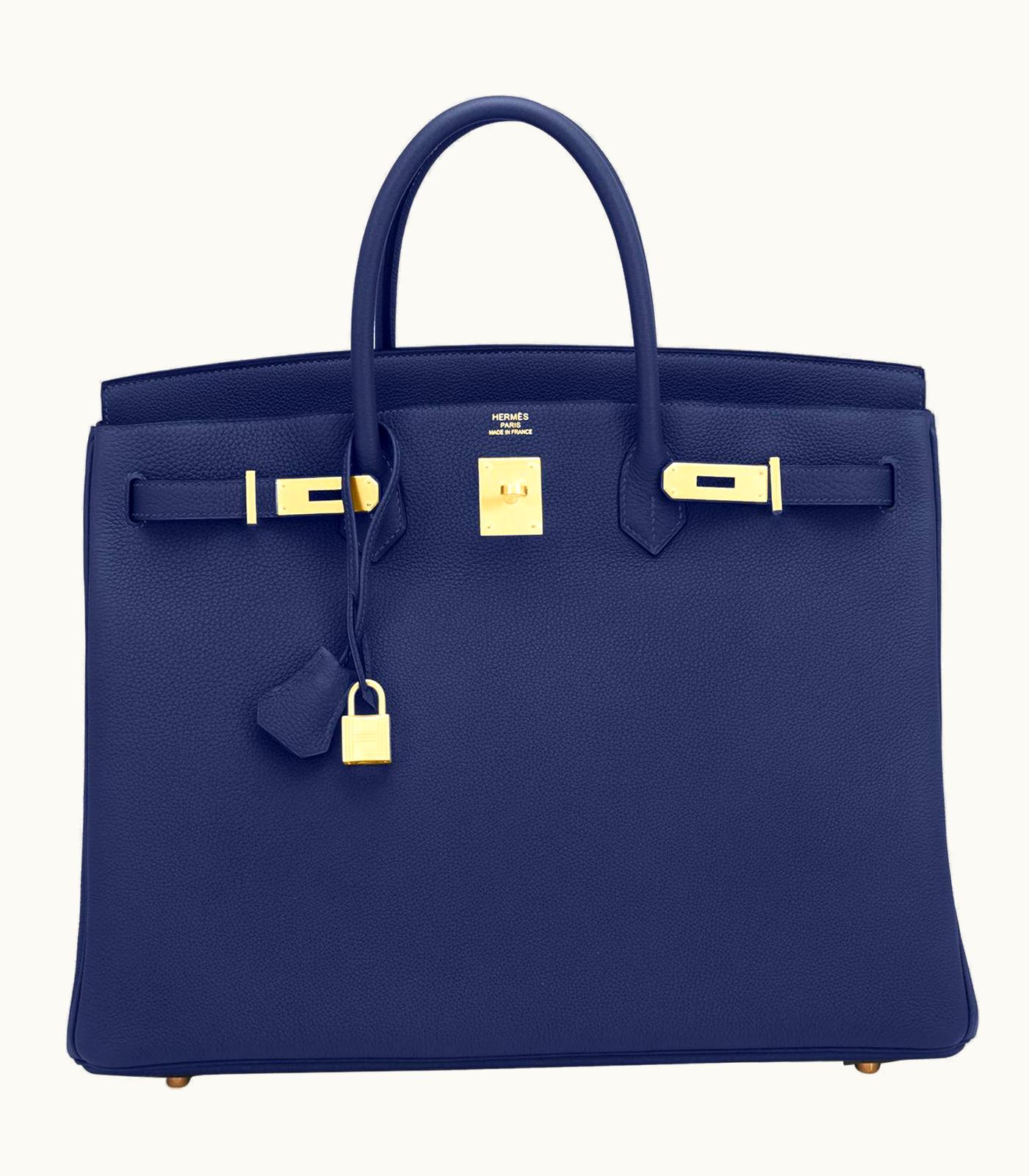Hermès Hermès Birkin 40cm - Bleu Nuit - Epsom - Sellier - Gold (GHW)