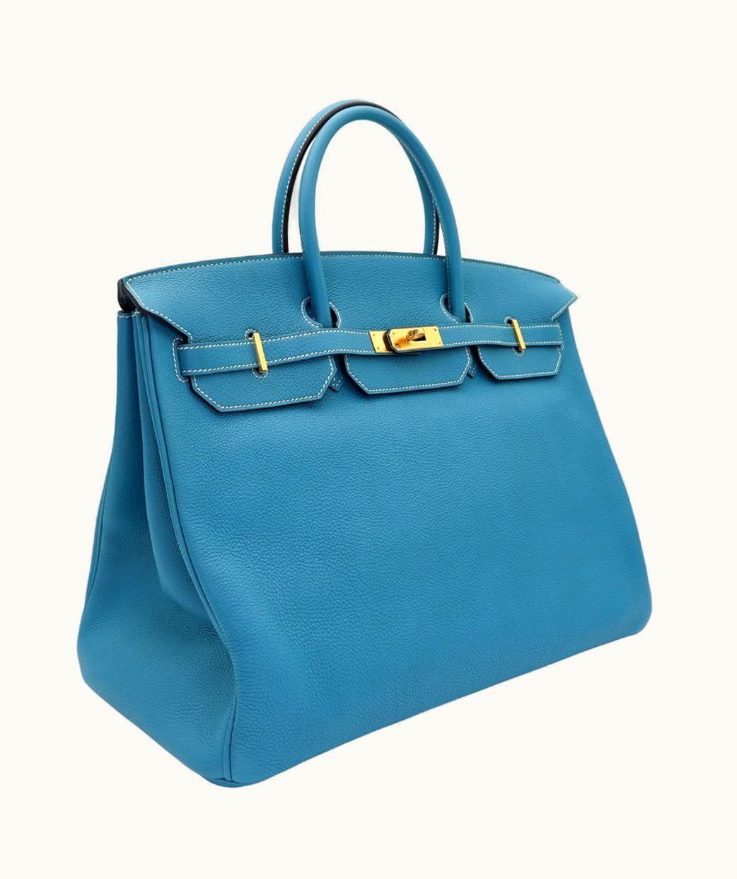 Hermès Hermès Birkin 40cm - Bleu Jean - Togo - Sellier - Gold (GHW)