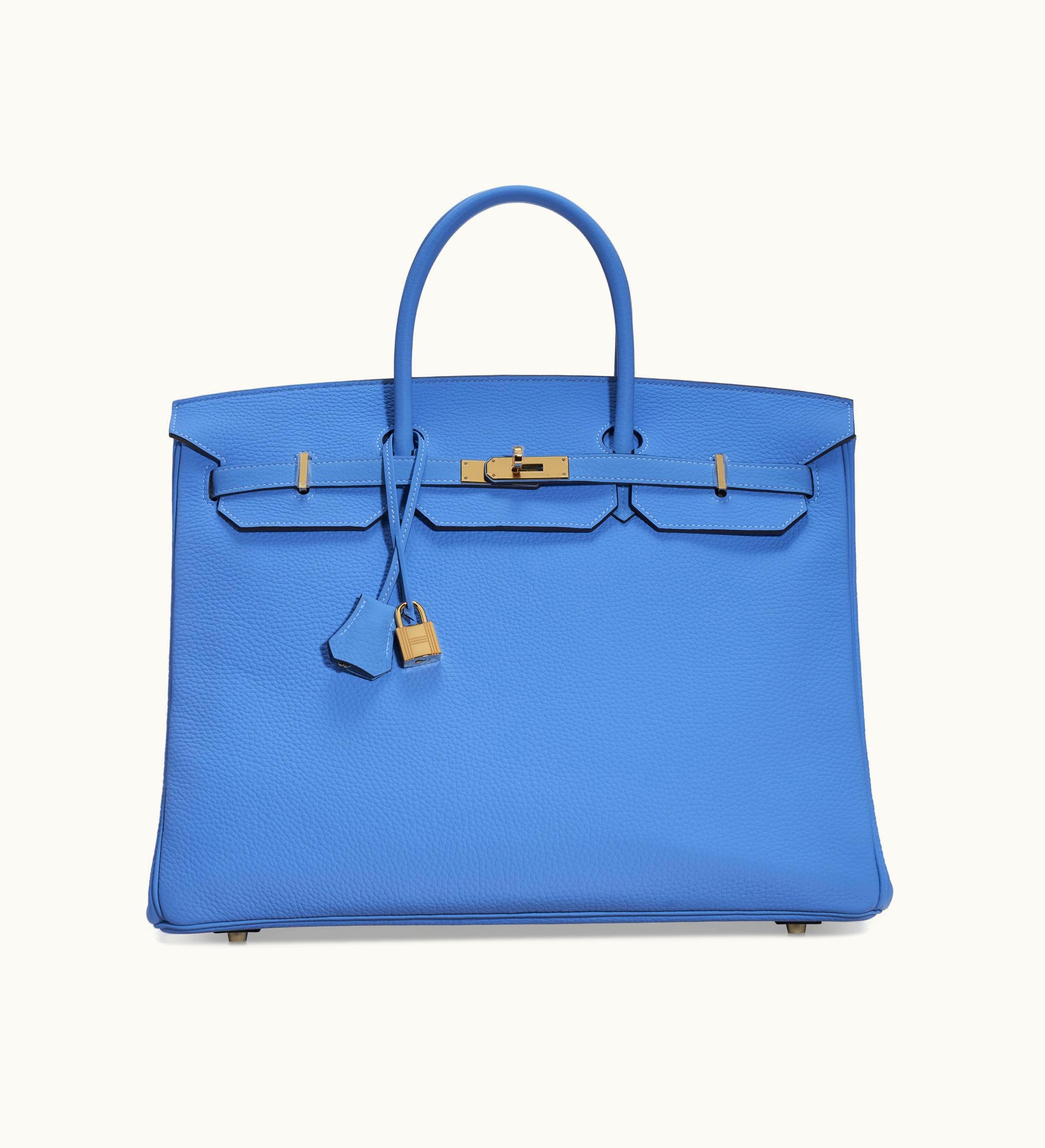 Hermès Hermès Birkin 40cm - Bleu Atoll - Swift - Sellier - Gold (GHW)