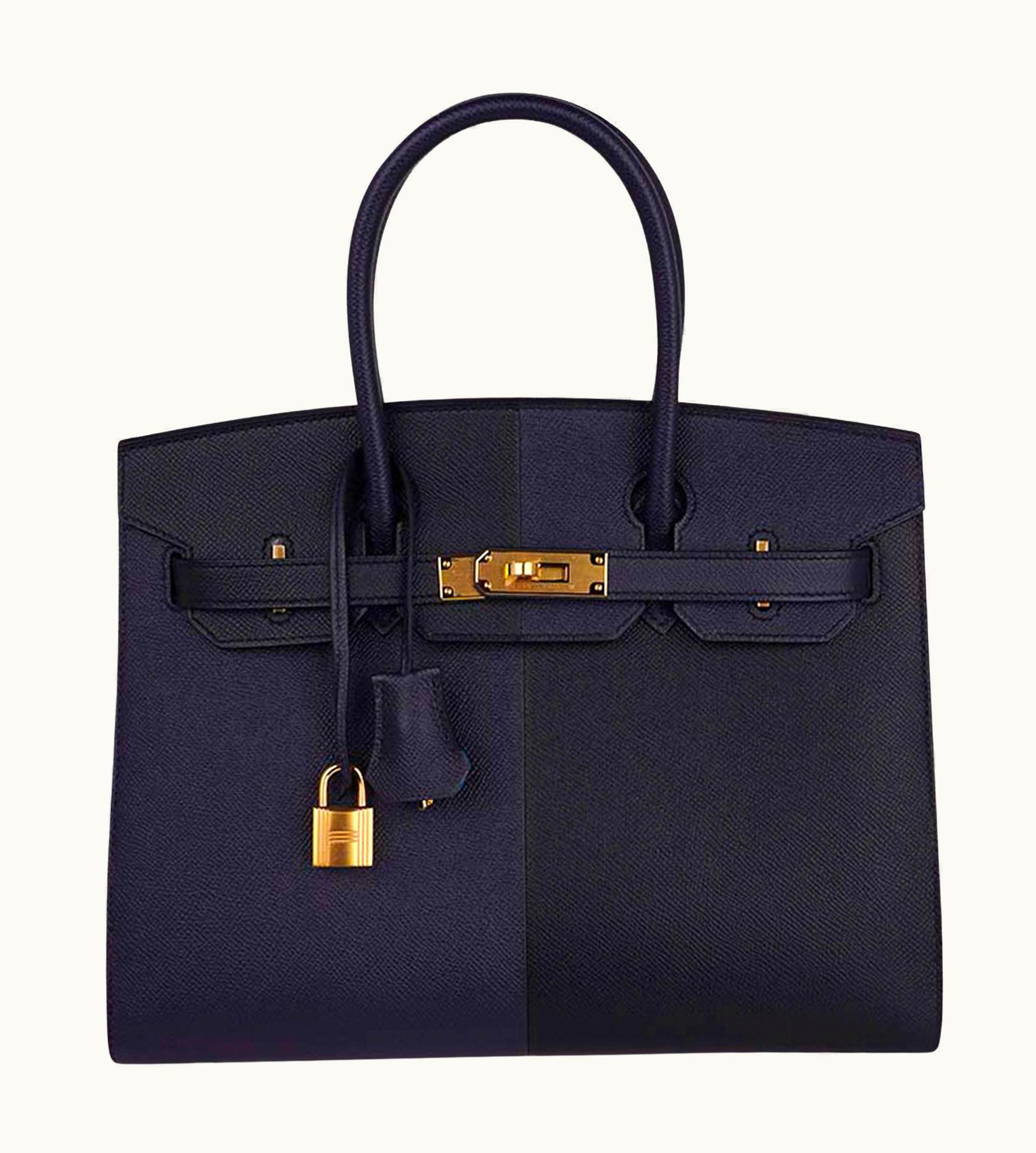 Hermès Hermès Birkin 40cm - Bleu Indigo - Epsom - Retourne - Gold (GHW)