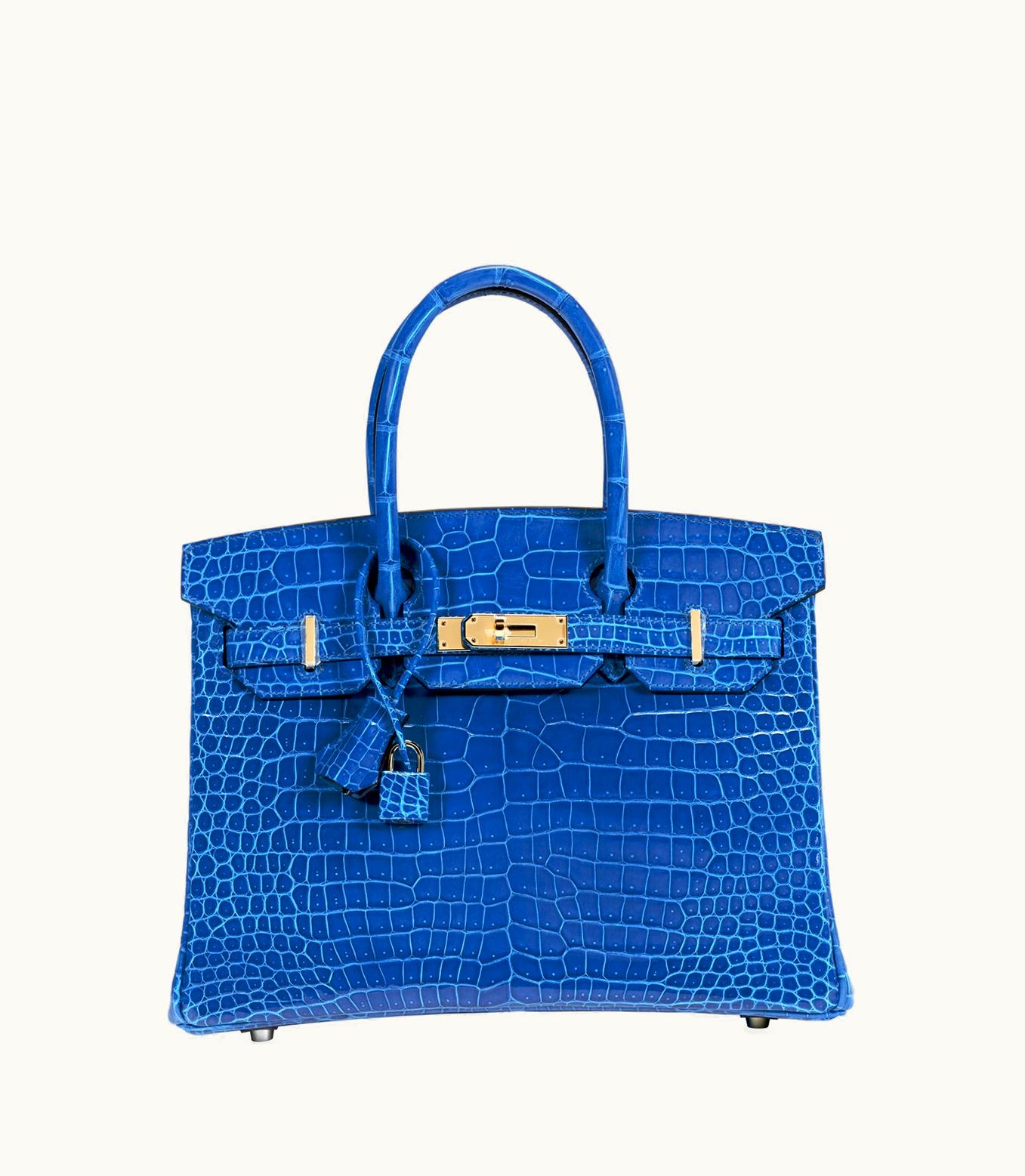 Hermès Hermès Birkin 40cm - Bleu Izmir - Togo - Sellier - Gold (GHW)