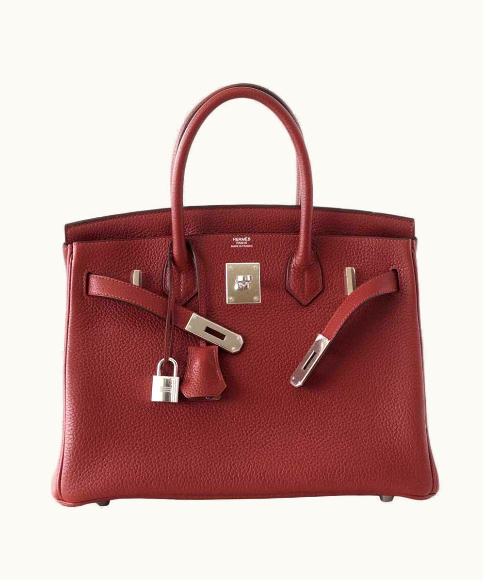 Hermès Hermès Birkin 40cm - Rouge H - Epsom - Retourne - Palladium (PHW)