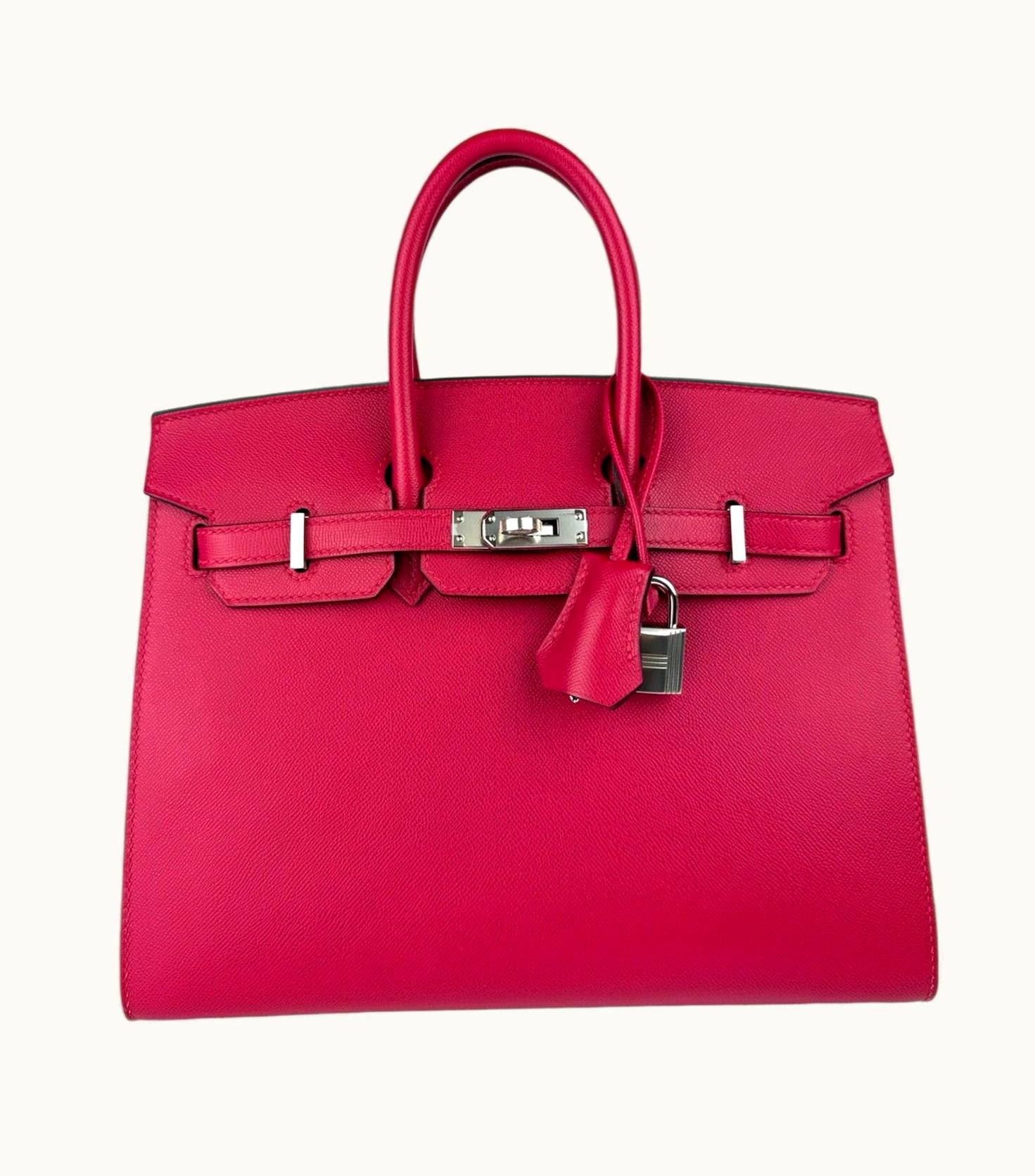 Hermès Hermès Birkin 40cm - Framboise - Swift - Retourne - Gold (GHW)