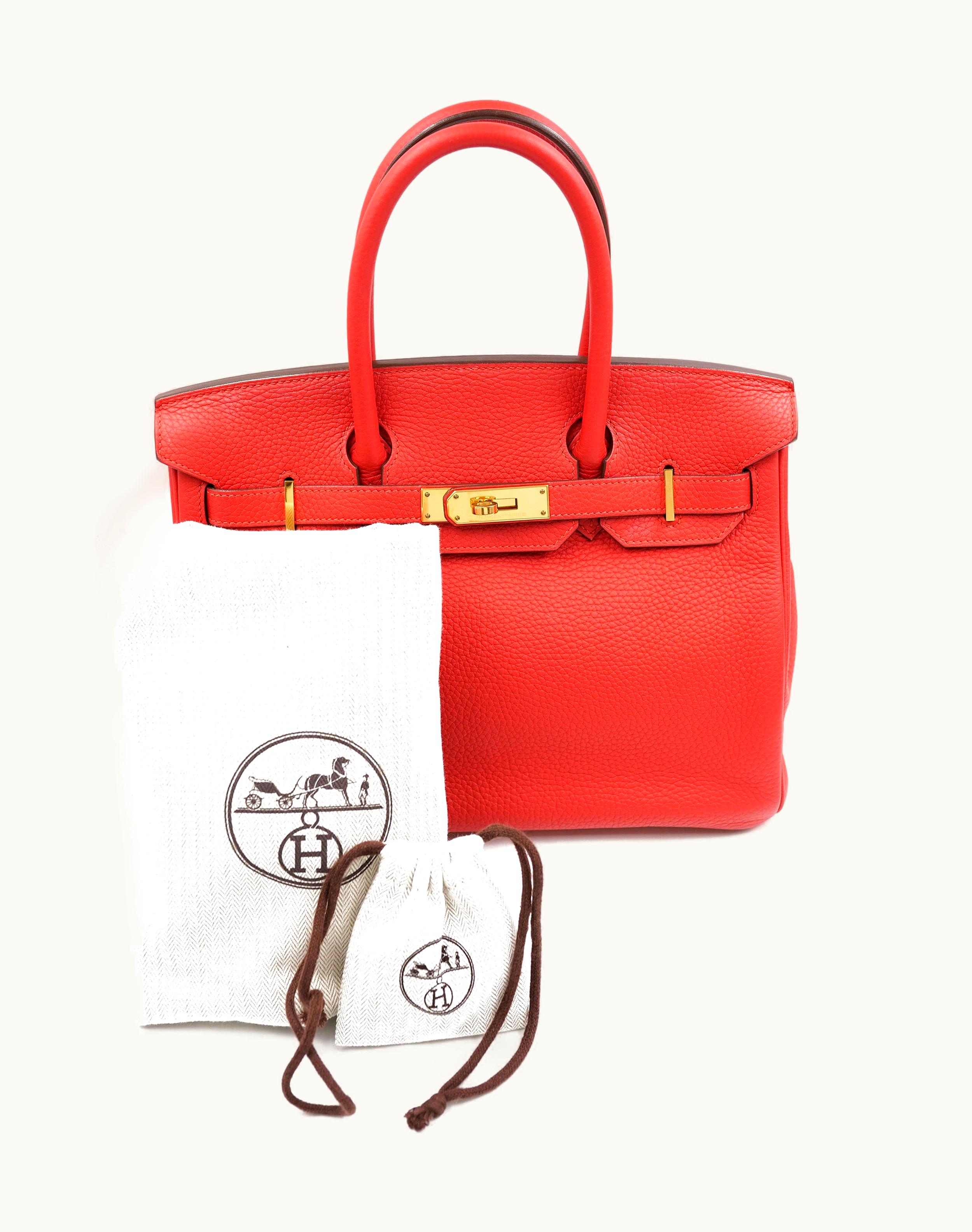 Hermès Hermès Birkin 40cm - Rouge Tomate - Swift - Retourne - Gold (GHW)