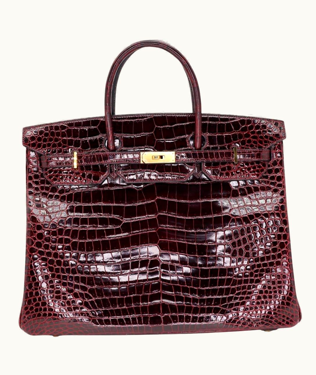 Hermès Hermès Birkin 40cm - Bordeaux - Swift - Sellier - Gold (GHW)