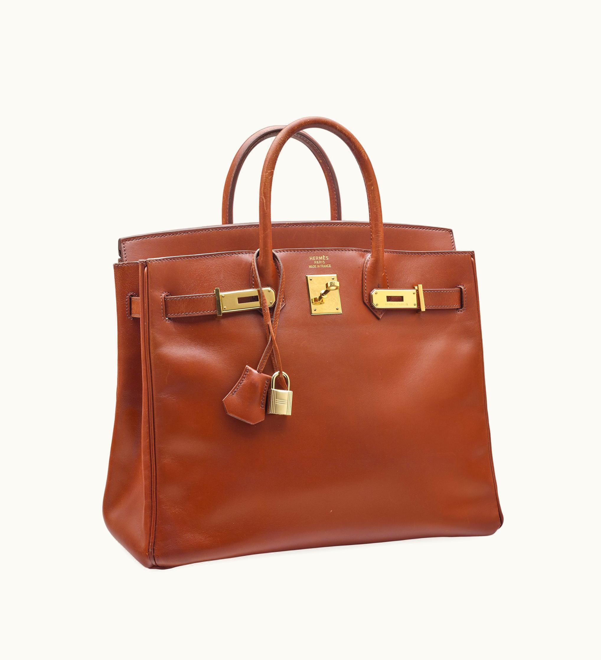 Hermès Hermès Birkin 40cm - Brique - Togo - Retourne - Gold (GHW)