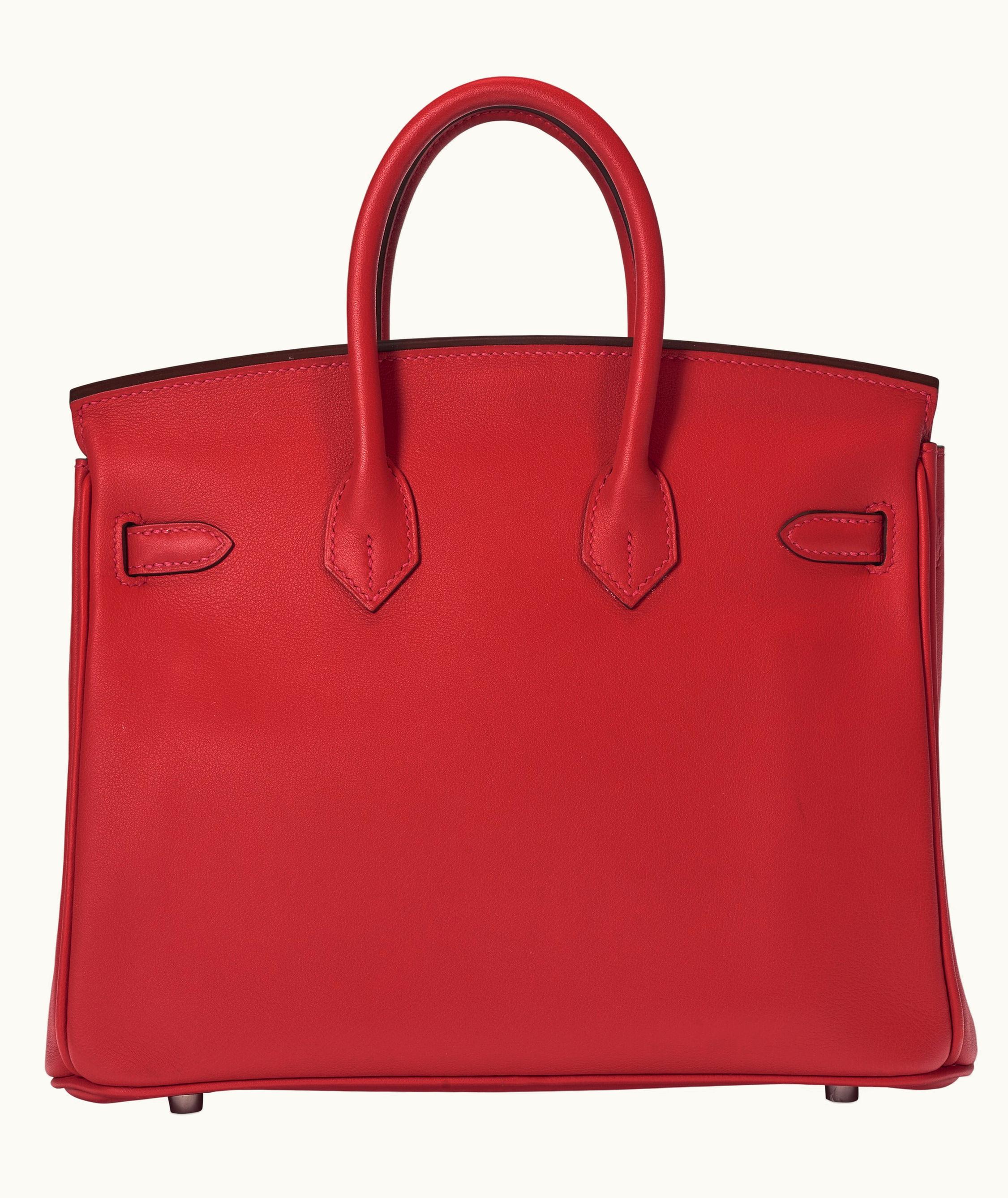 Hermès Hermès Birkin 40cm - Rouge Vif - Clemence - Sellier - Palladium (PHW)