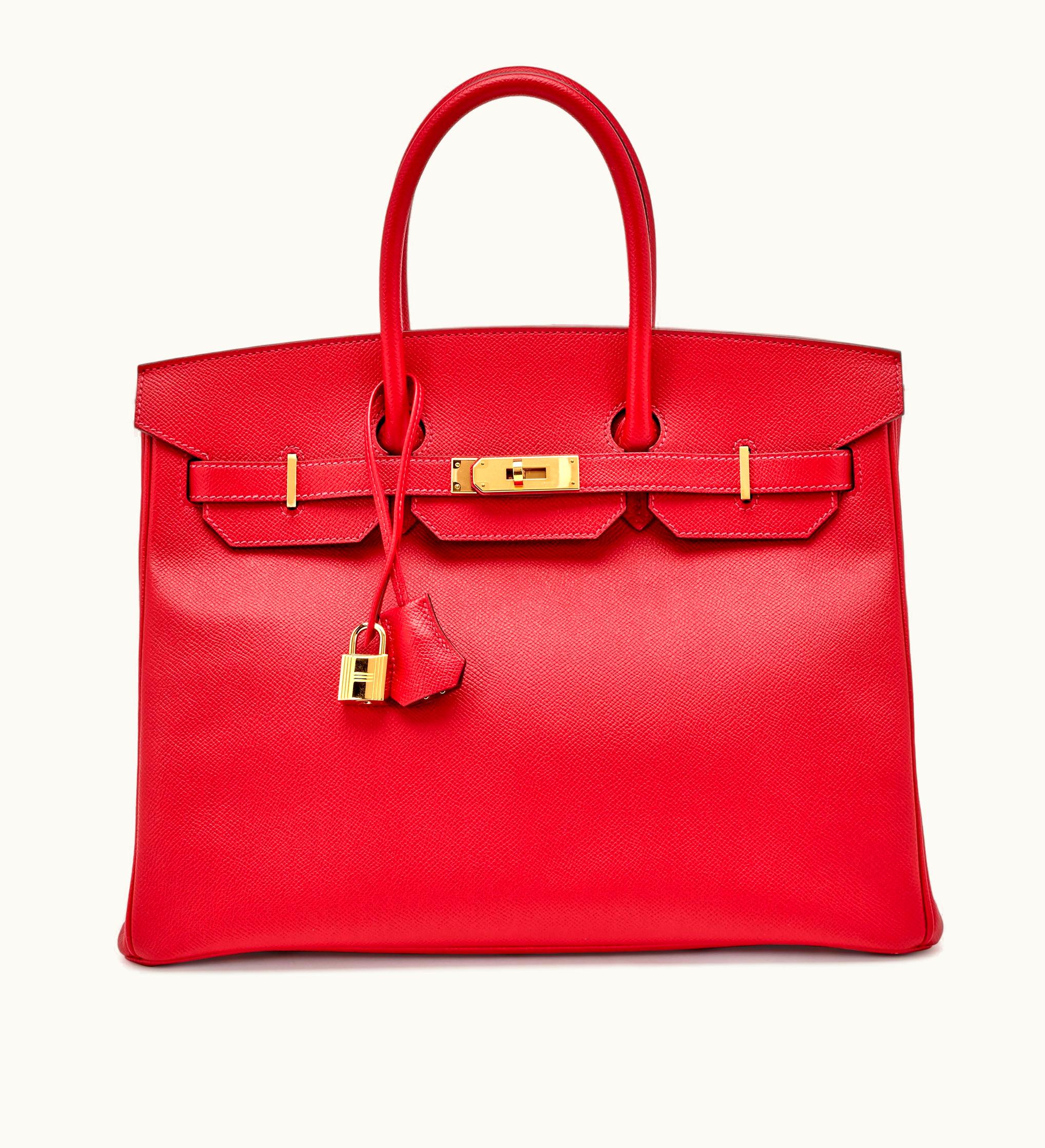 Hermès Hermès Birkin 40cm - Rouge Piment - Clemence - Retourne - Gold (GHW)