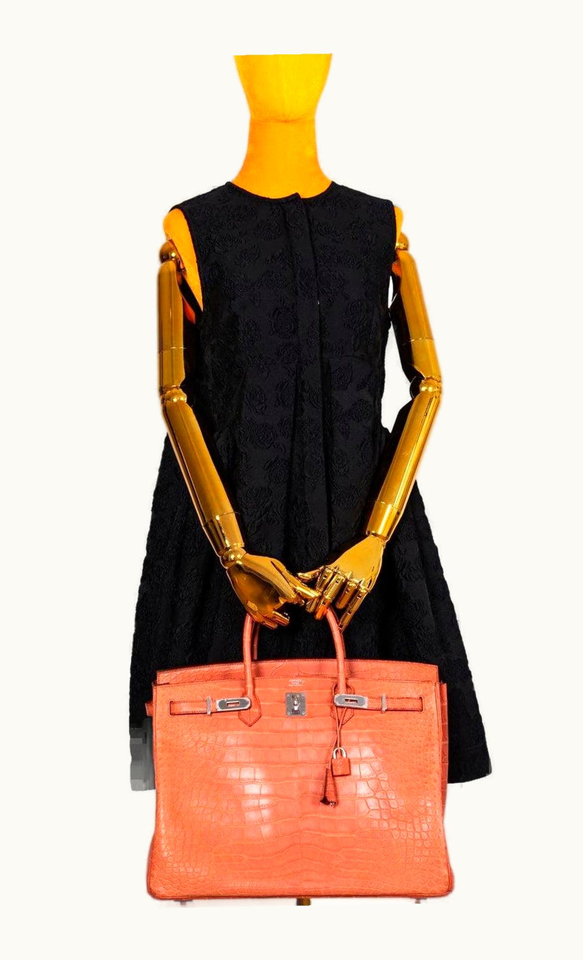 Hermès Hermès Birkin 40cm - Sanguine - Clemence - Retourne - Palladium (PHW)