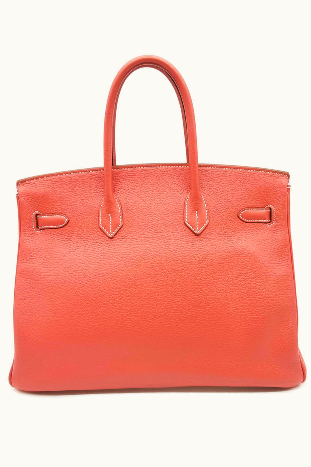 Hermès Hermès Birkin 40cm - Sanguine - Togo - Sellier - Palladium (PHW)