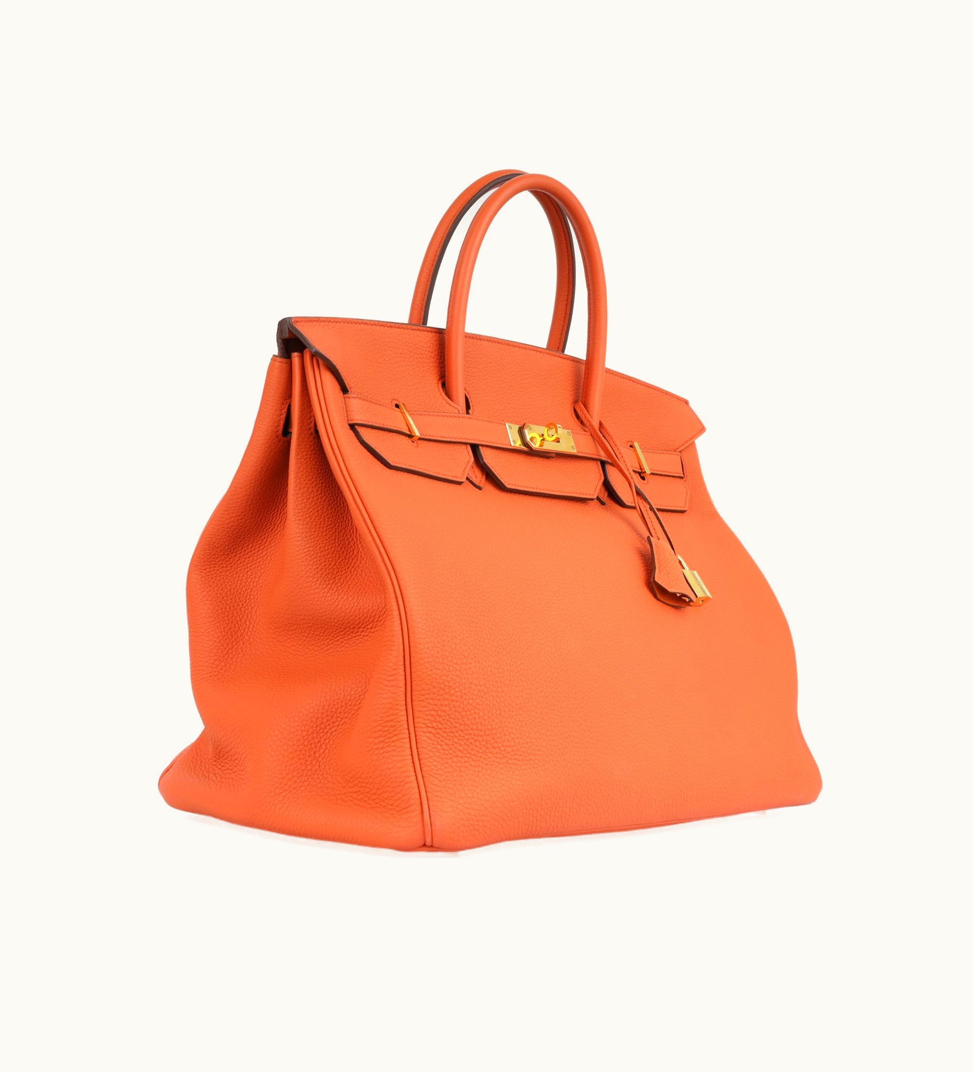 Hermès Hermès Birkin 40cm - Terre Battue - Swift - Retourne - Gold (GHW)