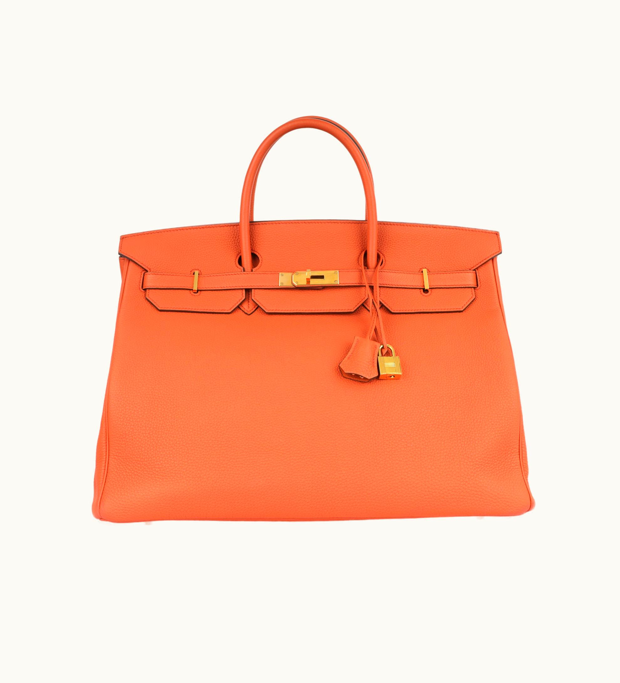 Hermès Hermès Birkin 40cm - Terre Battue - Swift - Sellier - Gold (GHW)