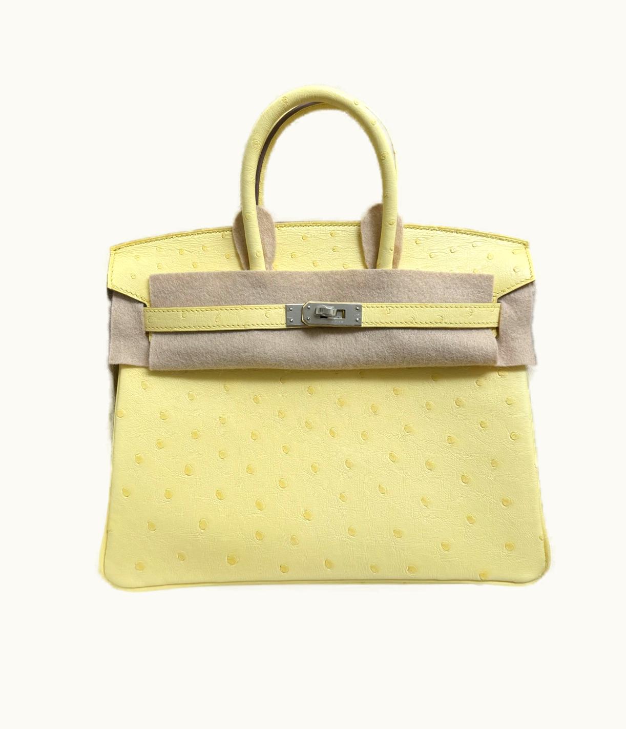 Hermès Hermès Birkin 40cm - Limoncello - Clemence - Sellier - Palladium (PHW)
