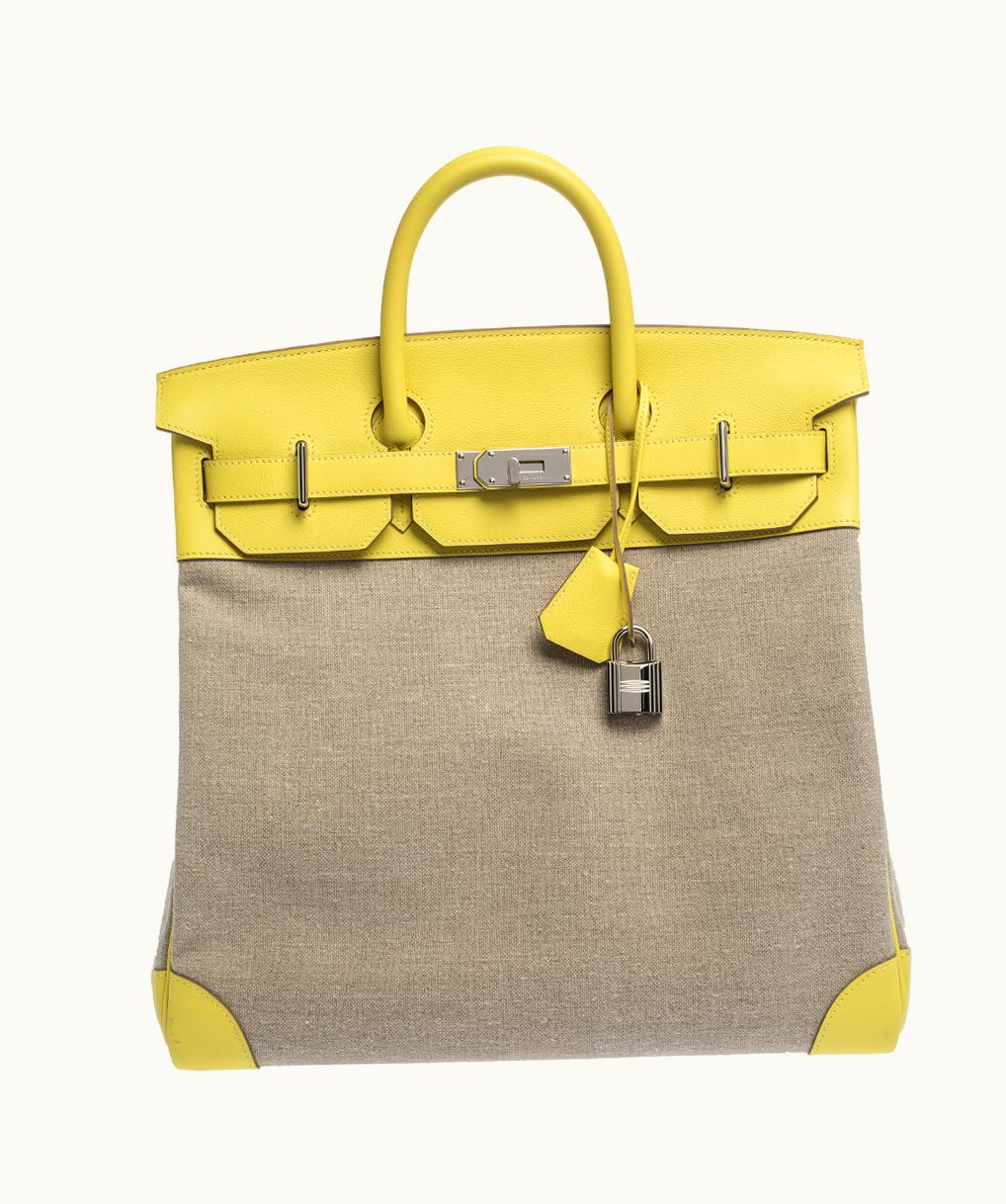 Hermès Hermès Birkin 40cm - Soufre - Epsom - Retourne - Palladium (PHW)