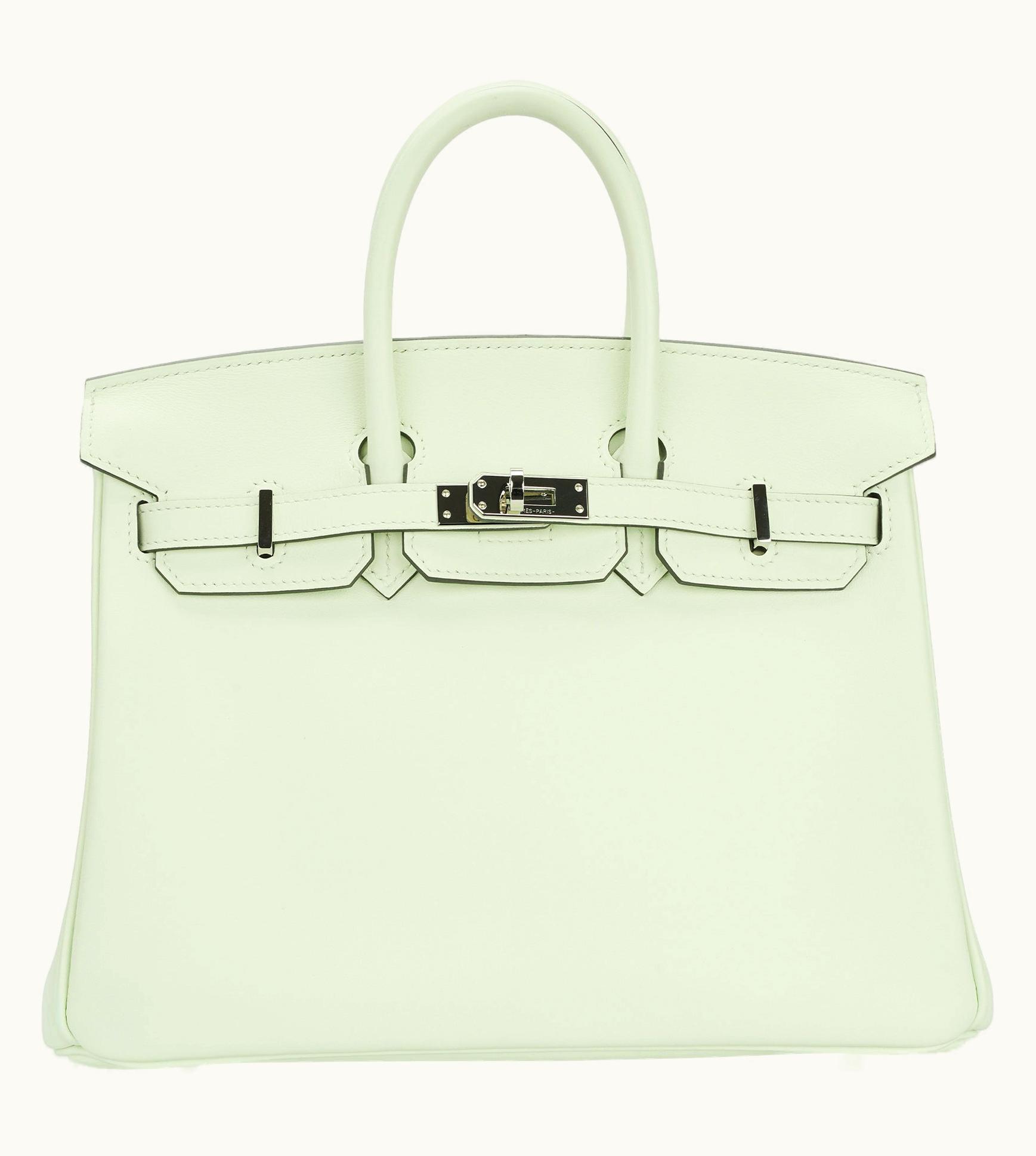 Hermès Hermès Birkin 40cm - Vert Fizz - Clemence - Retourne - Palladium (PHW)