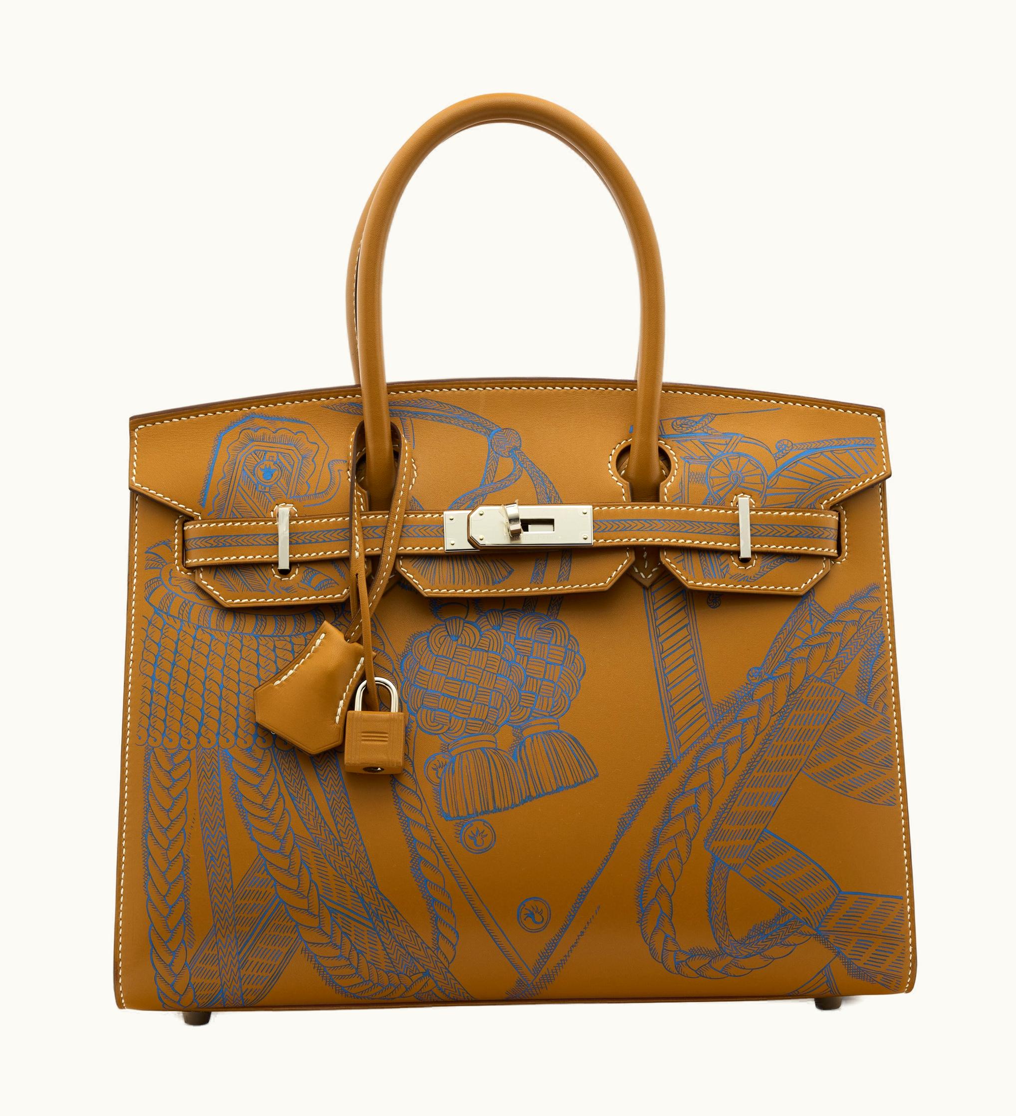 Hermès Hermès Birkin 40cm - Pelouse - Togo - Retourne - Gold (GHW)