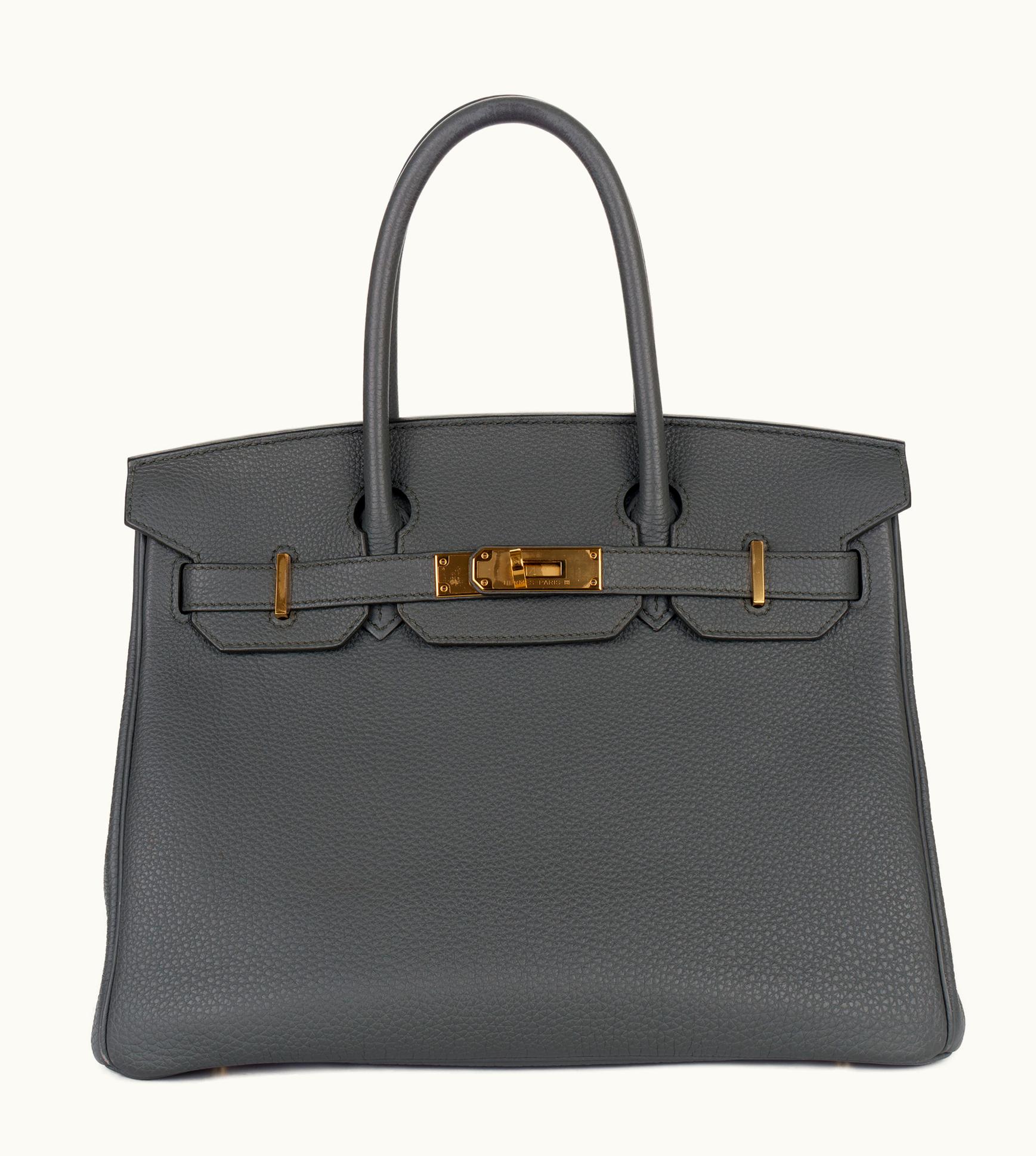 Hermès Hermès Birkin 40cm - Vert Amande - Clemence - Sellier - Gold (GHW)