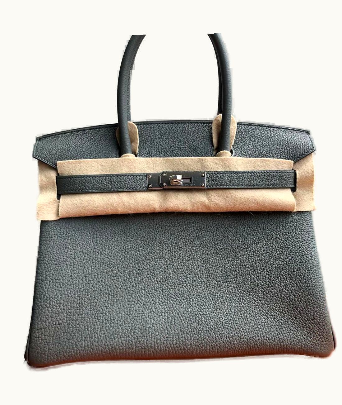 Hermès Hermès Birkin 40cm - Vert Amande - Swift - Retourne - Palladium (PHW)