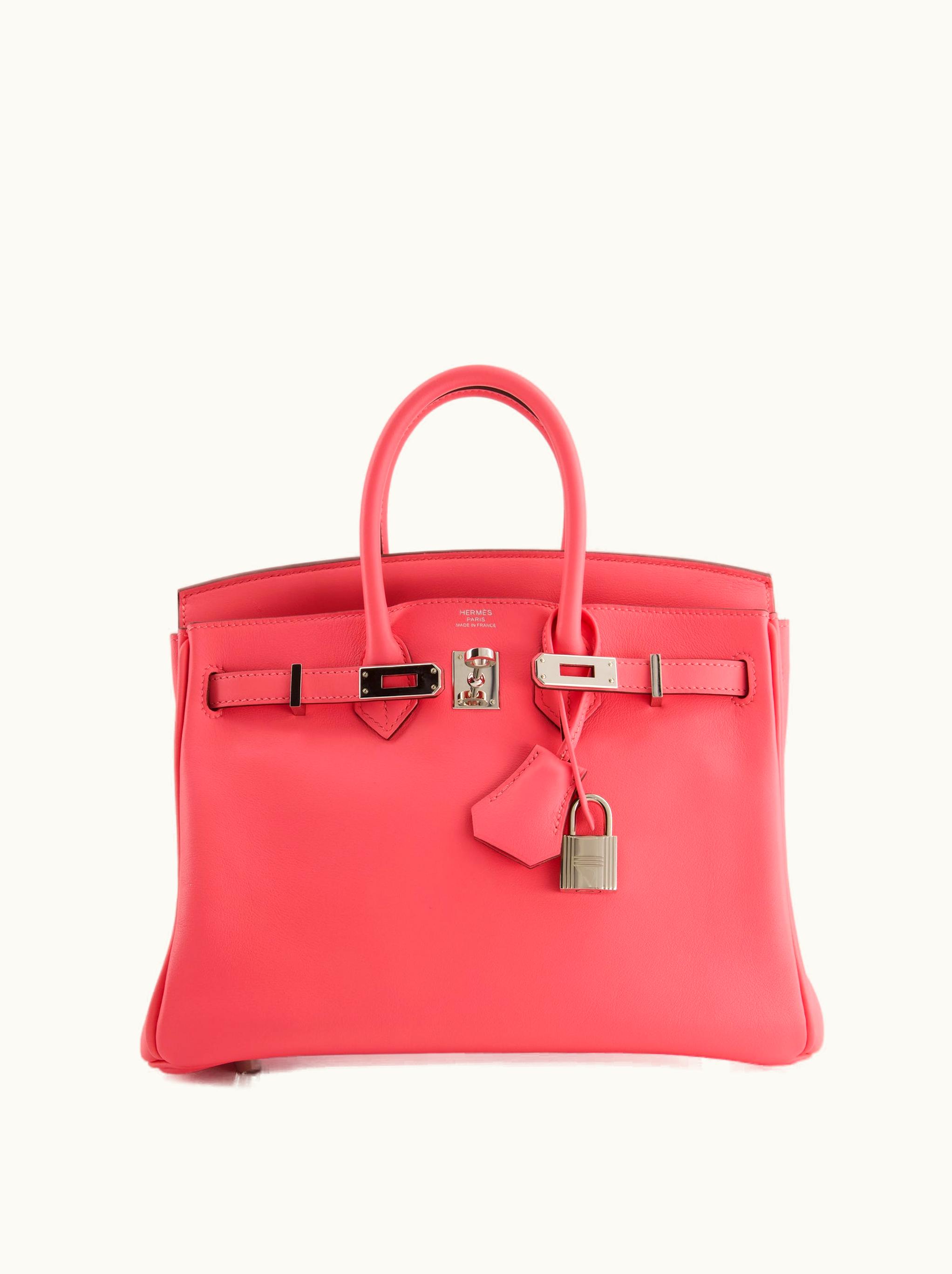Hermès Hermès Birkin 40cm - Rose Azalee - Swift - Retourne - Palladium (PHW)
