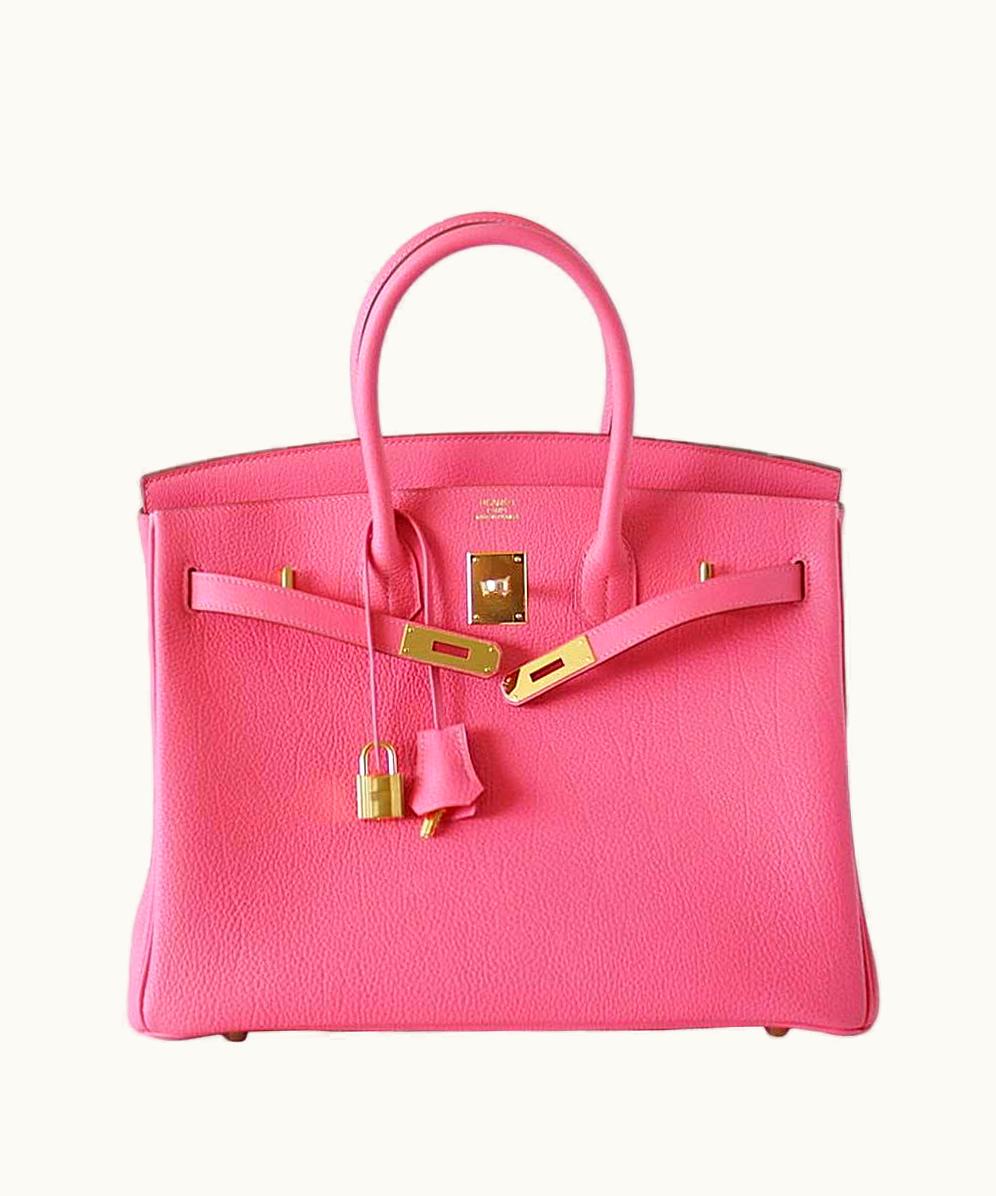 Hermès Hermès Birkin 40cm - Rose Lipstick - Togo - Retourne - Gold (GHW)