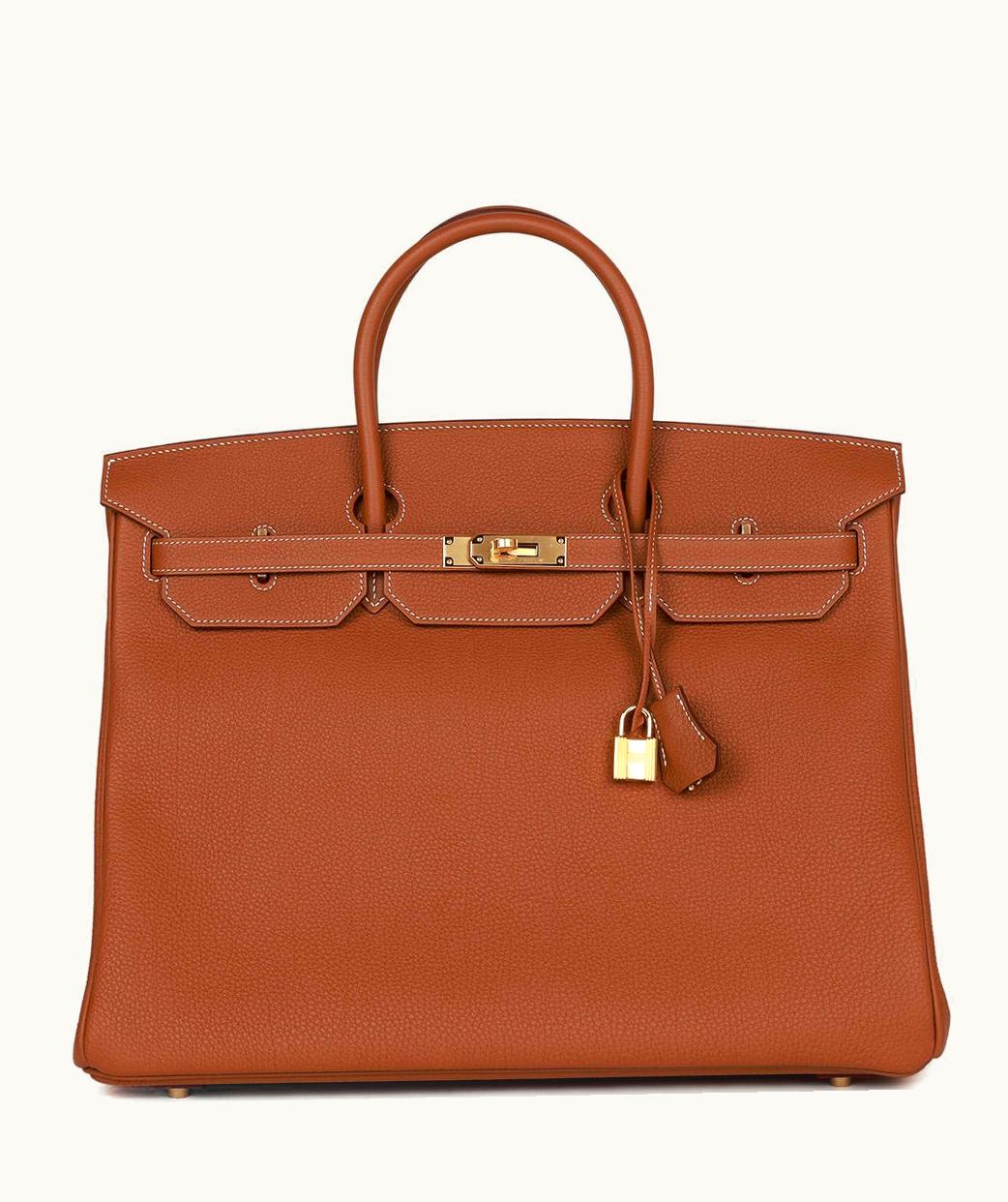 Hermès Hermès Birkin 40cm - Gold - Clemence - Retourne - Gold (GHW)