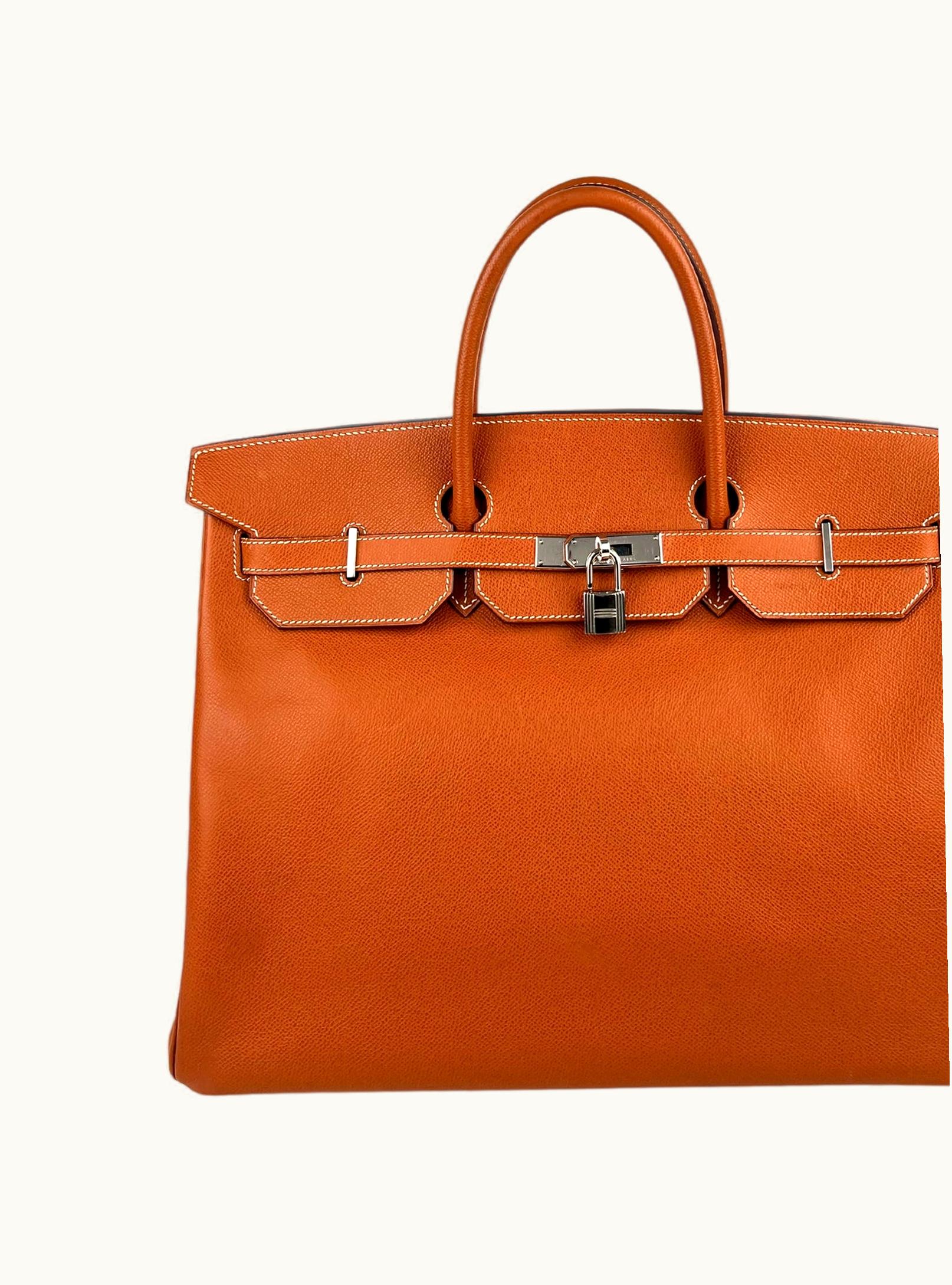 Hermès Hermès Birkin 40cm - Fauve - Swift - Retourne - Palladium (PHW)