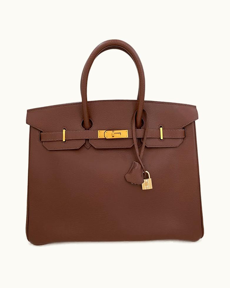 Hermès Hermès Birkin 40cm - Chocolat - Epsom - Retourne - Gold (GHW)