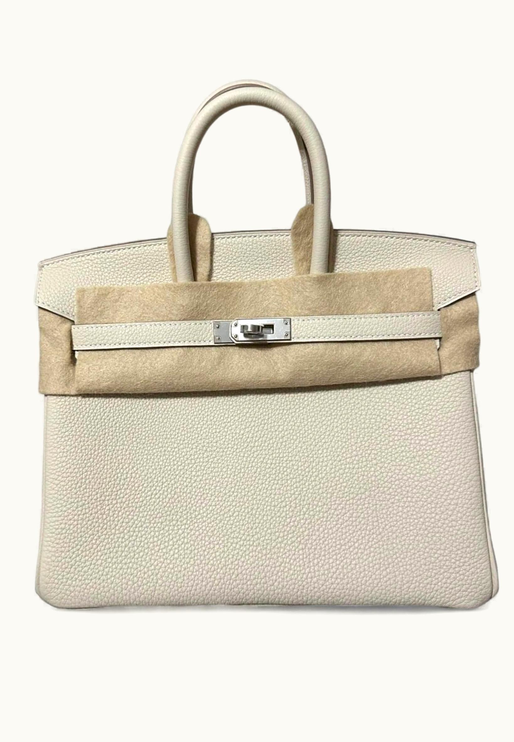 Hermès Hermès Birkin 40cm - Craie - Epsom - Sellier - Palladium (PHW)