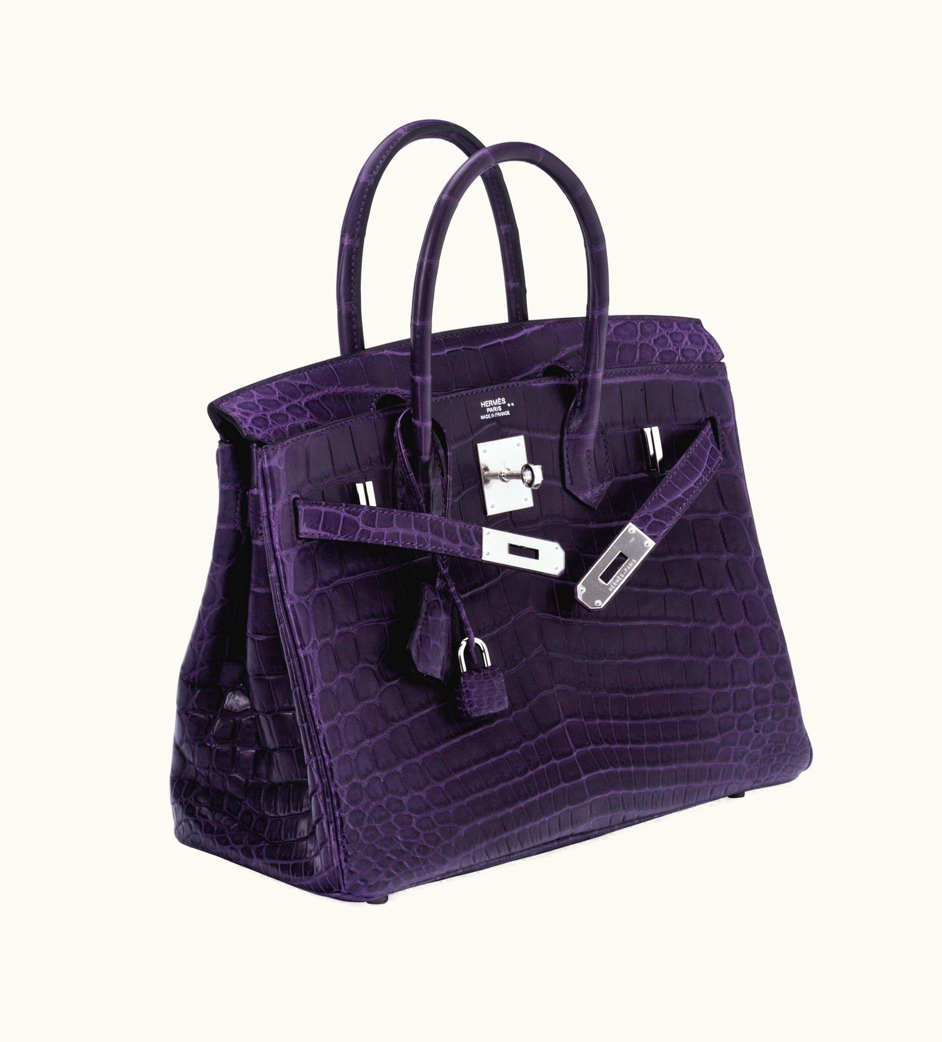 Hermès Hermès Birkin 40cm - Amethyst - Swift - Sellier - Palladium (PHW)