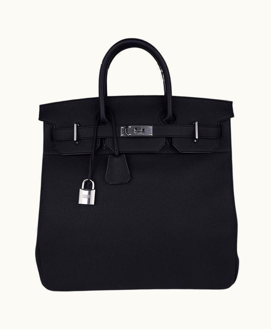 Hermès Hermès Birkin 40cm - Black - Swift - Retourne - Palladium (PHW)