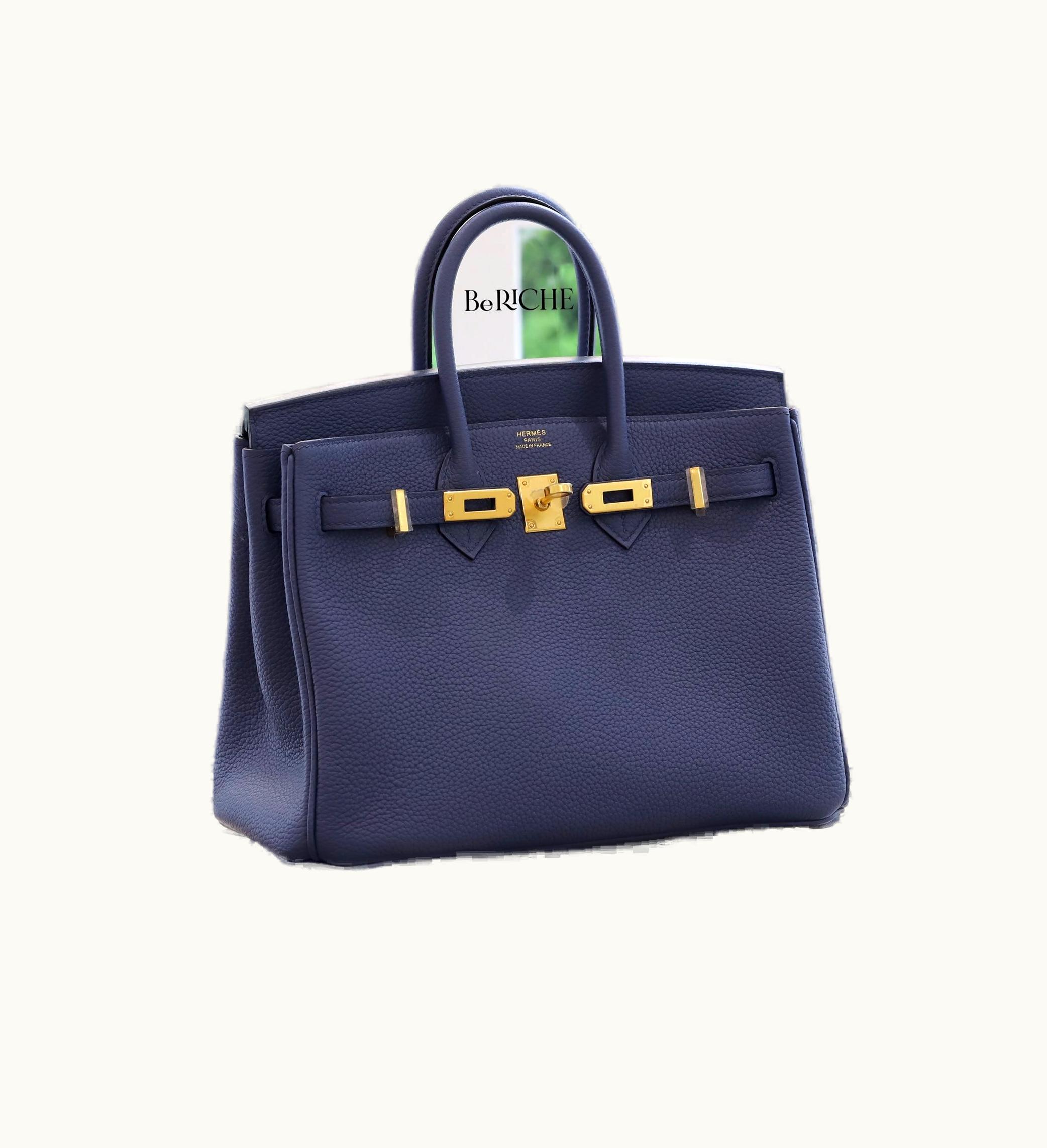 Hermès Hermès Birkin 42cm - Bleu Brighton - Swift - Sellier - Gold (GHW)