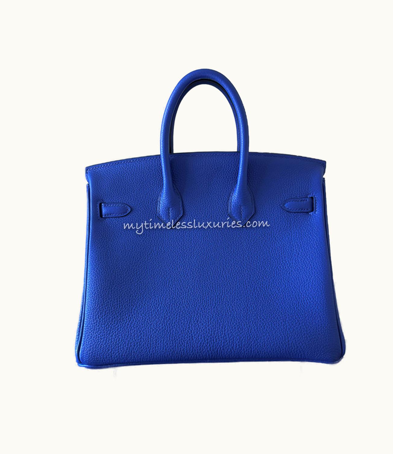 Hermès Hermès Birkin 42cm - Bleu Royal - Clemence - Retourne - Palladium (PHW)