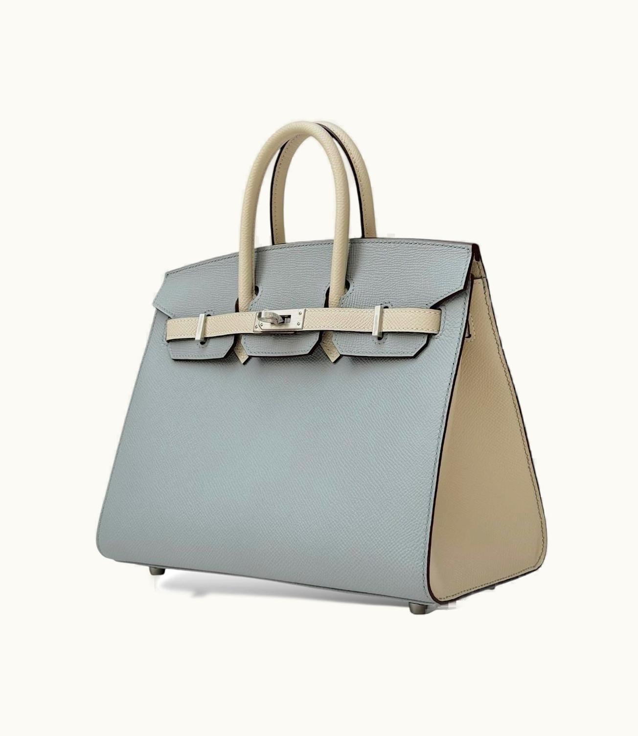 Hermès Hermès Birkin 42cm - Bleu Glacier - Epsom - Sellier - Palladium (PHW)