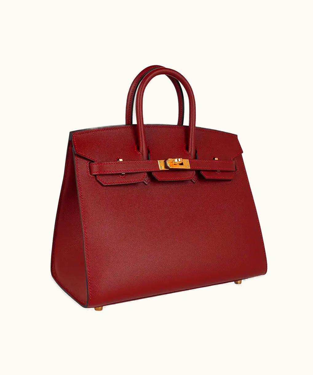 Hermès Birkin 42cm - Rouge H - Clemence - Retourne - Gold (GHW)
