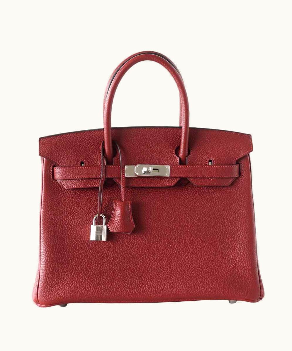Hermès Birkin 42cm - Rouge H - Togo - Retourne - Palladium (PHW)