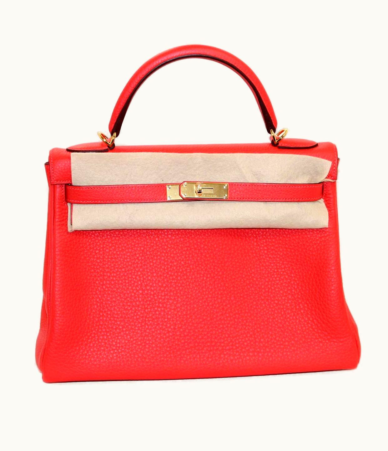 Hermès Hermès Birkin 42cm - Rouge Pivoine - Swift - Retourne - Gold (GHW)