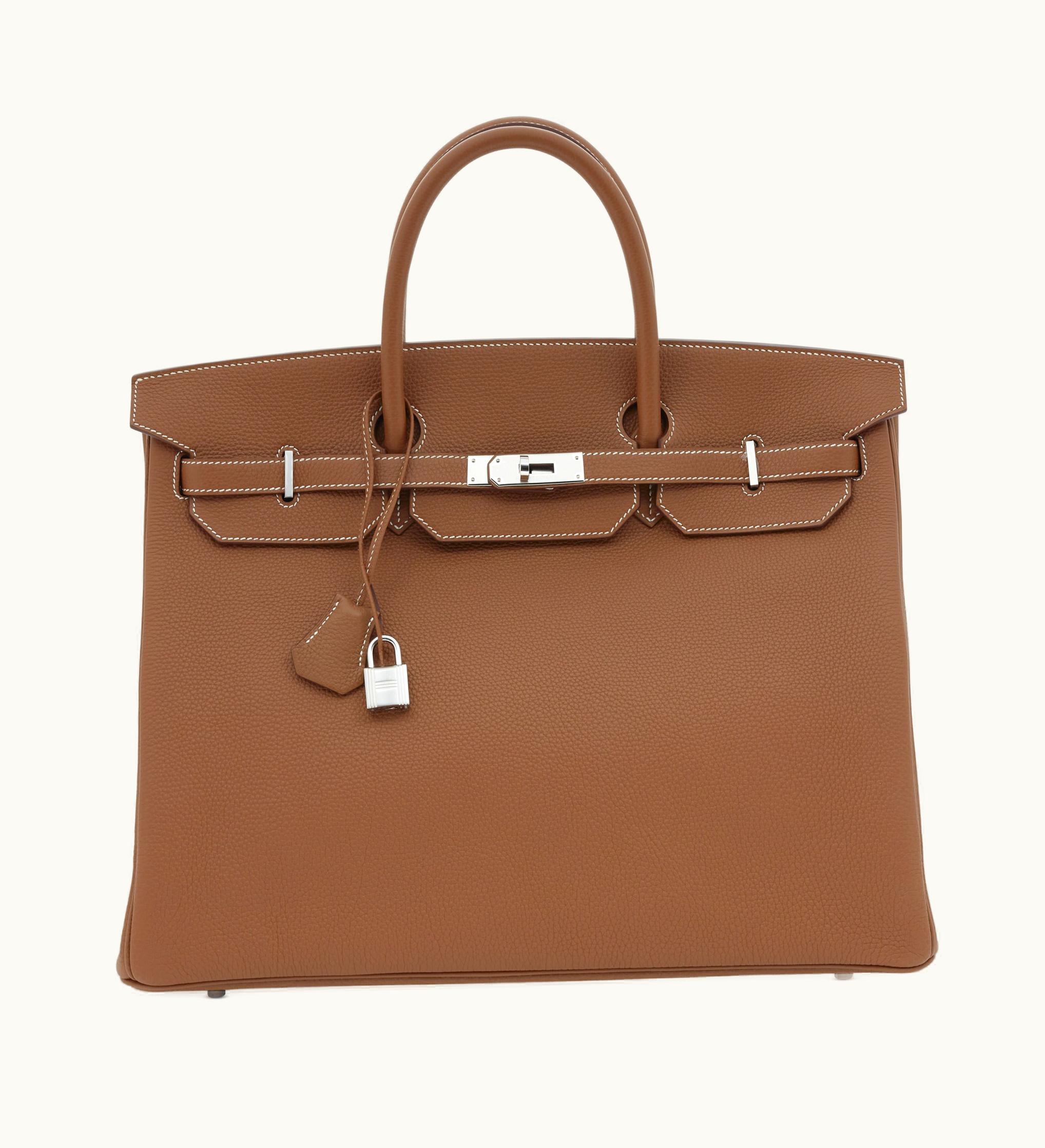 Hermès Hermès Birkin 42cm - Brique - Togo - Retourne - Palladium (PHW)