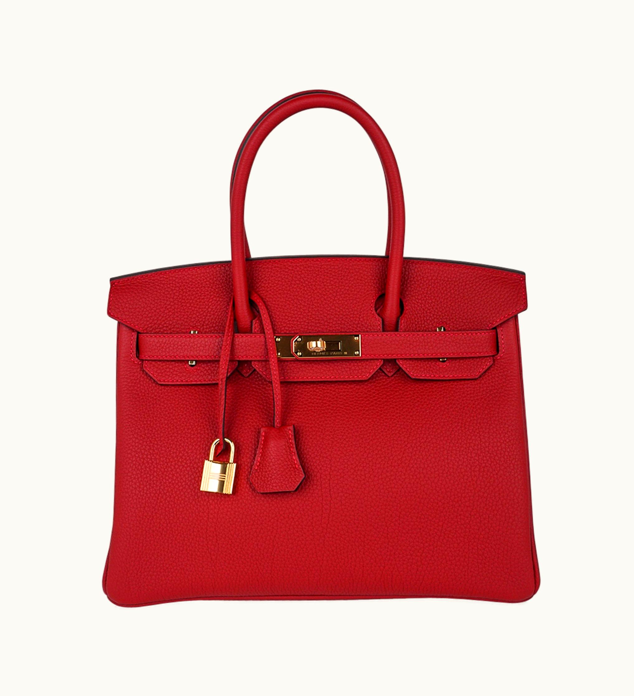 Hermès Hermès Birkin 42cm - Rouge Vif - Togo - Sellier - Gold (GHW)