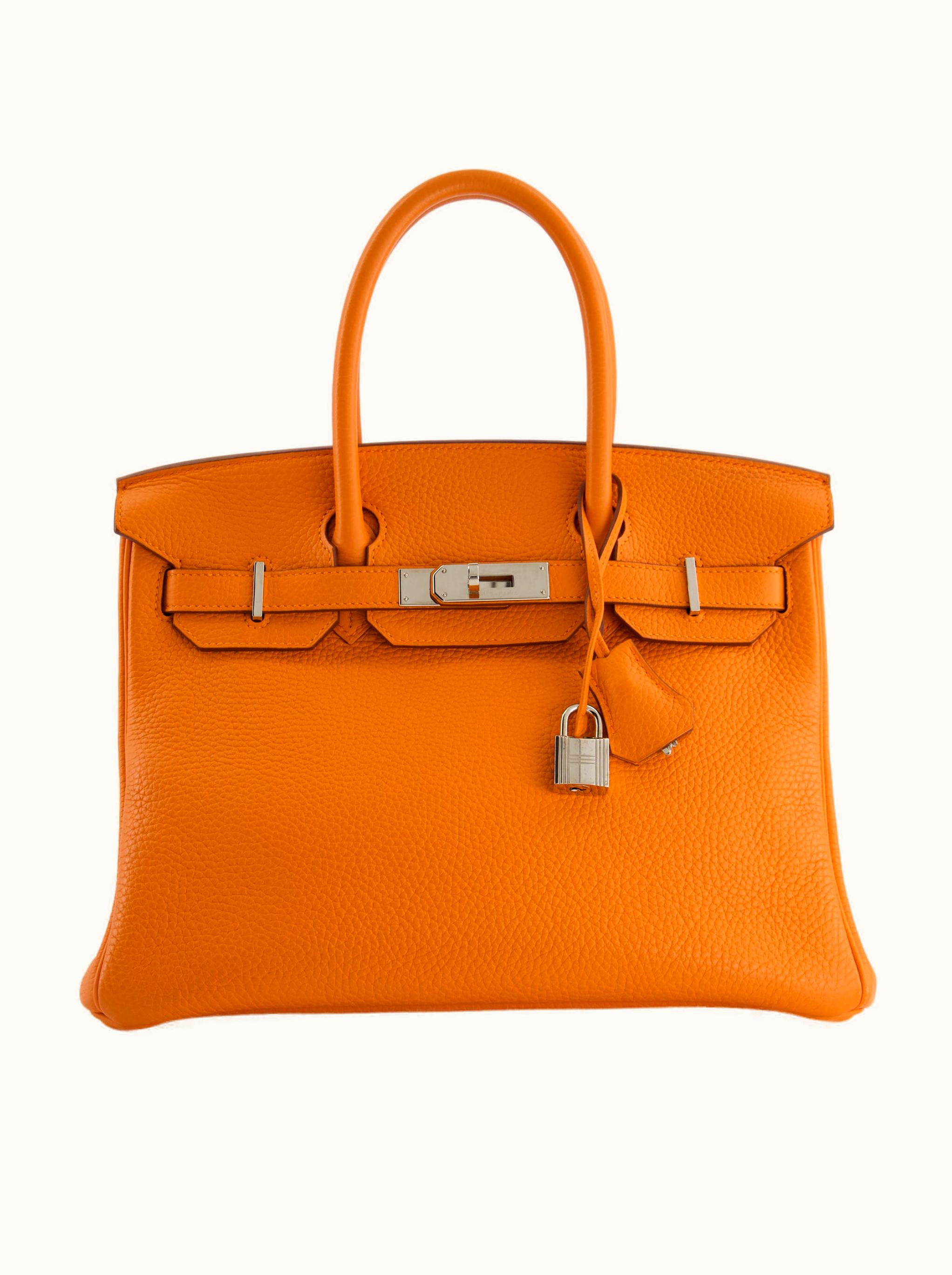 Hermès Hermès Birkin 42cm - Orange - Swift - Retourne - Palladium (PHW)