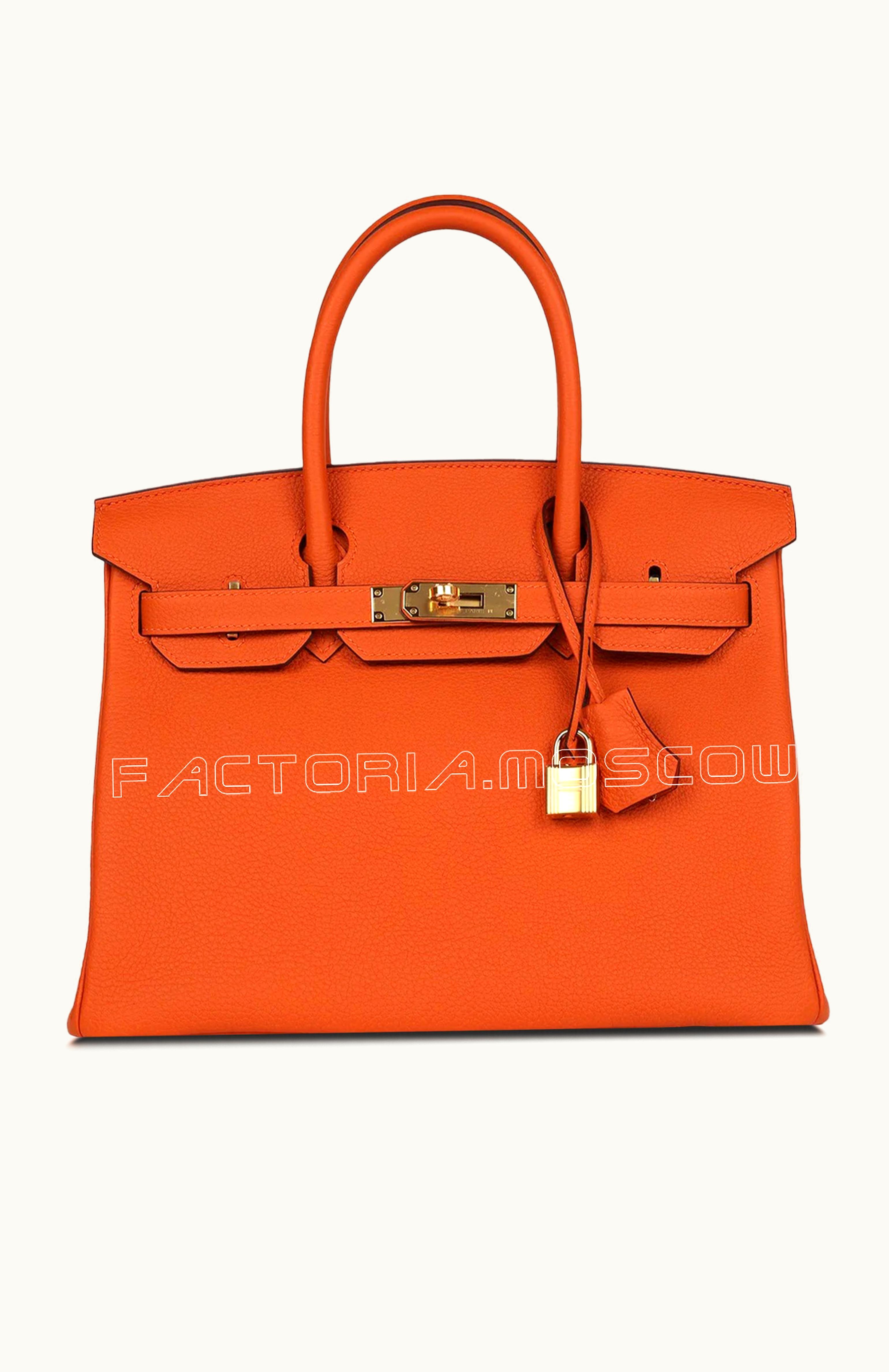 Hermès Hermès Birkin 42cm - Orange - Swift - Sellier - Gold (GHW)