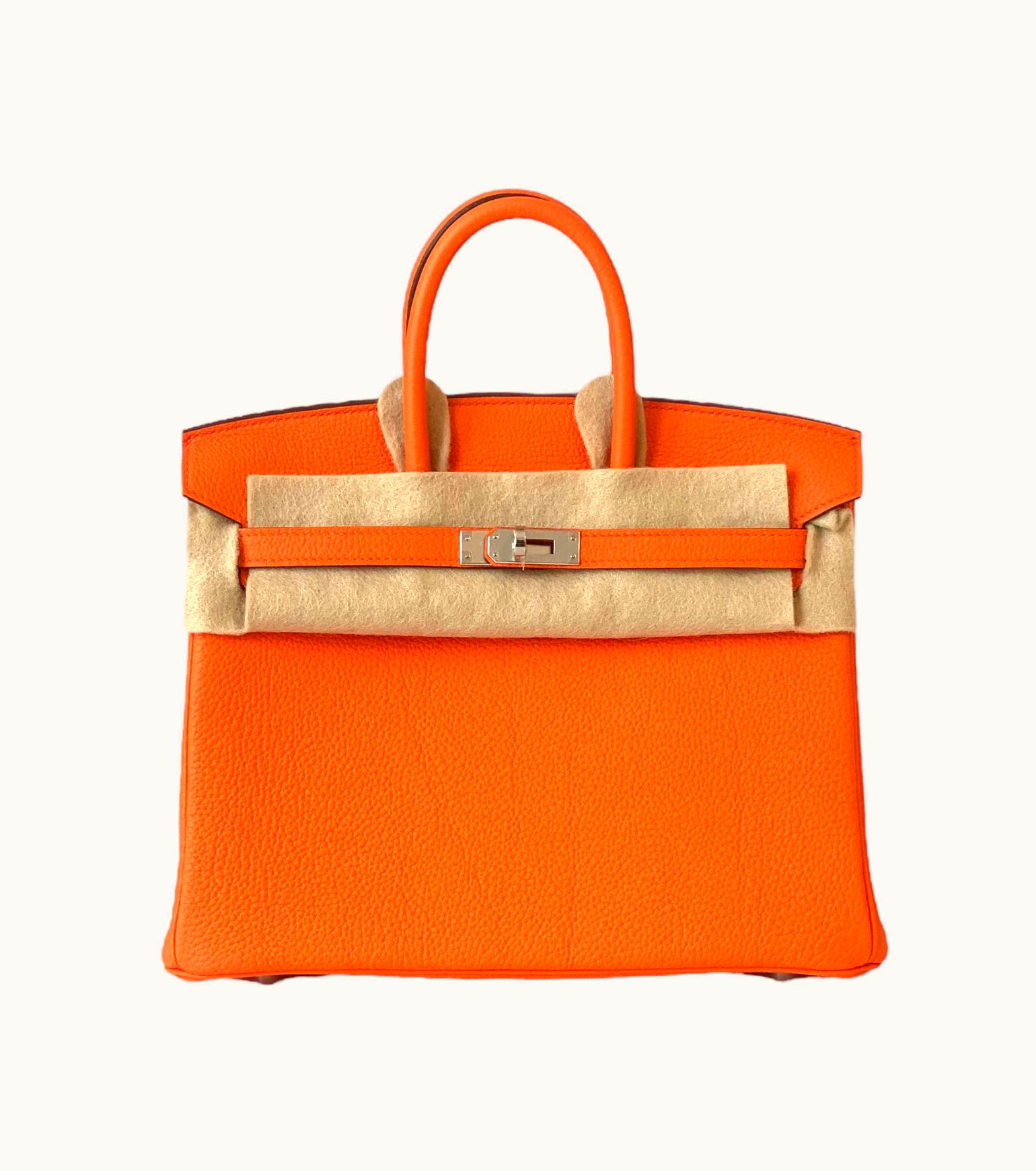 Hermès Hermès Birkin 42cm - Orange Minium - Epsom - Sellier - Palladium (PHW)