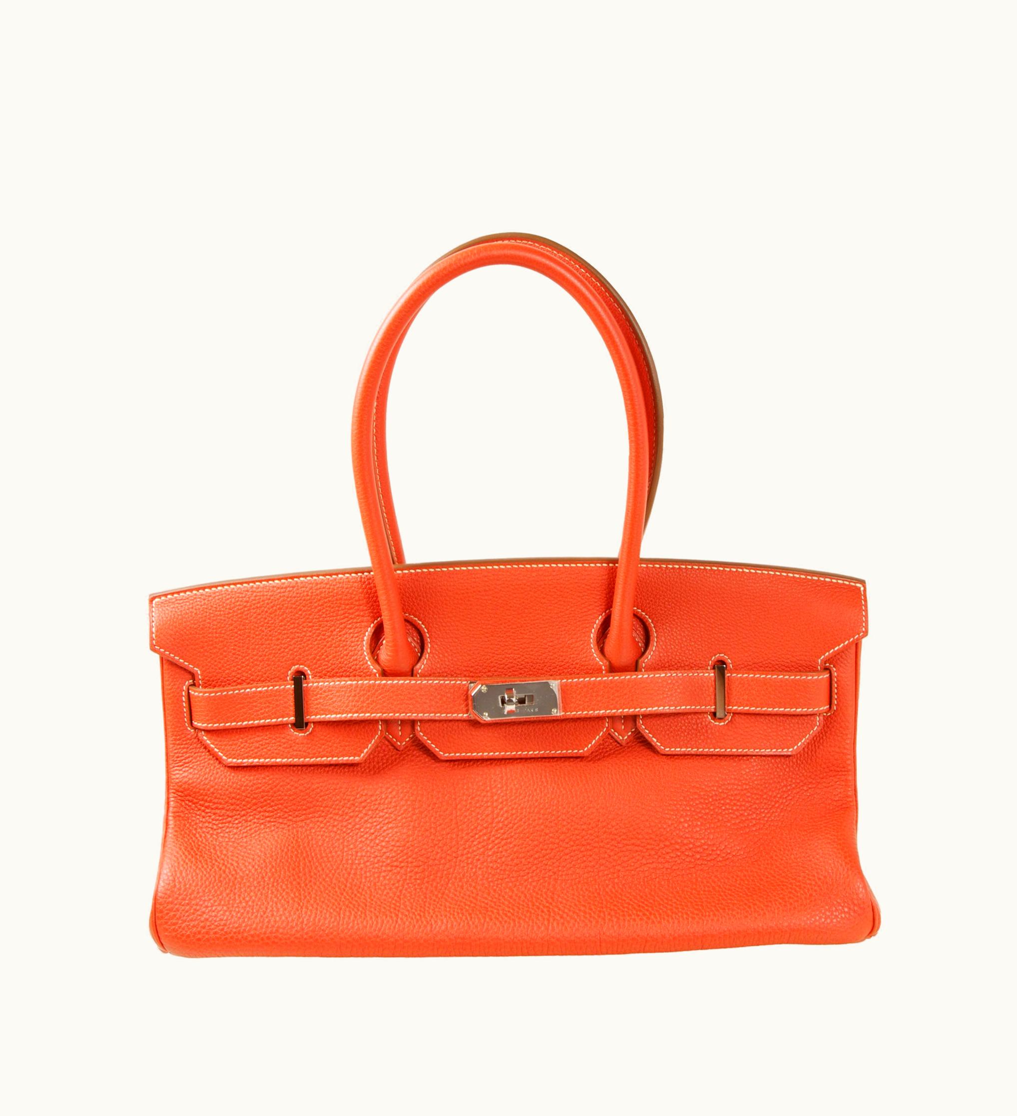 Hermès Hermès Birkin 42cm - Sanguine - Swift - Retourne - Palladium (PHW)