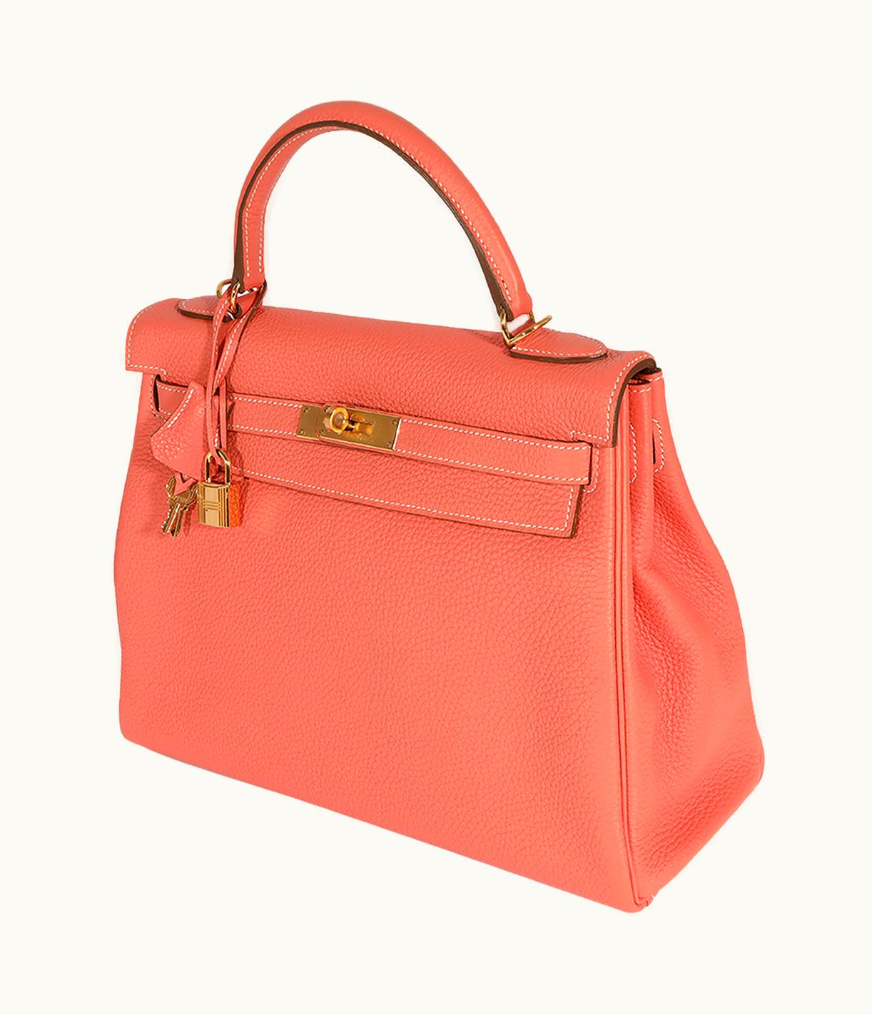 Hermès Hermès Birkin 42cm - Crevette - Togo - Retourne - Gold (GHW)